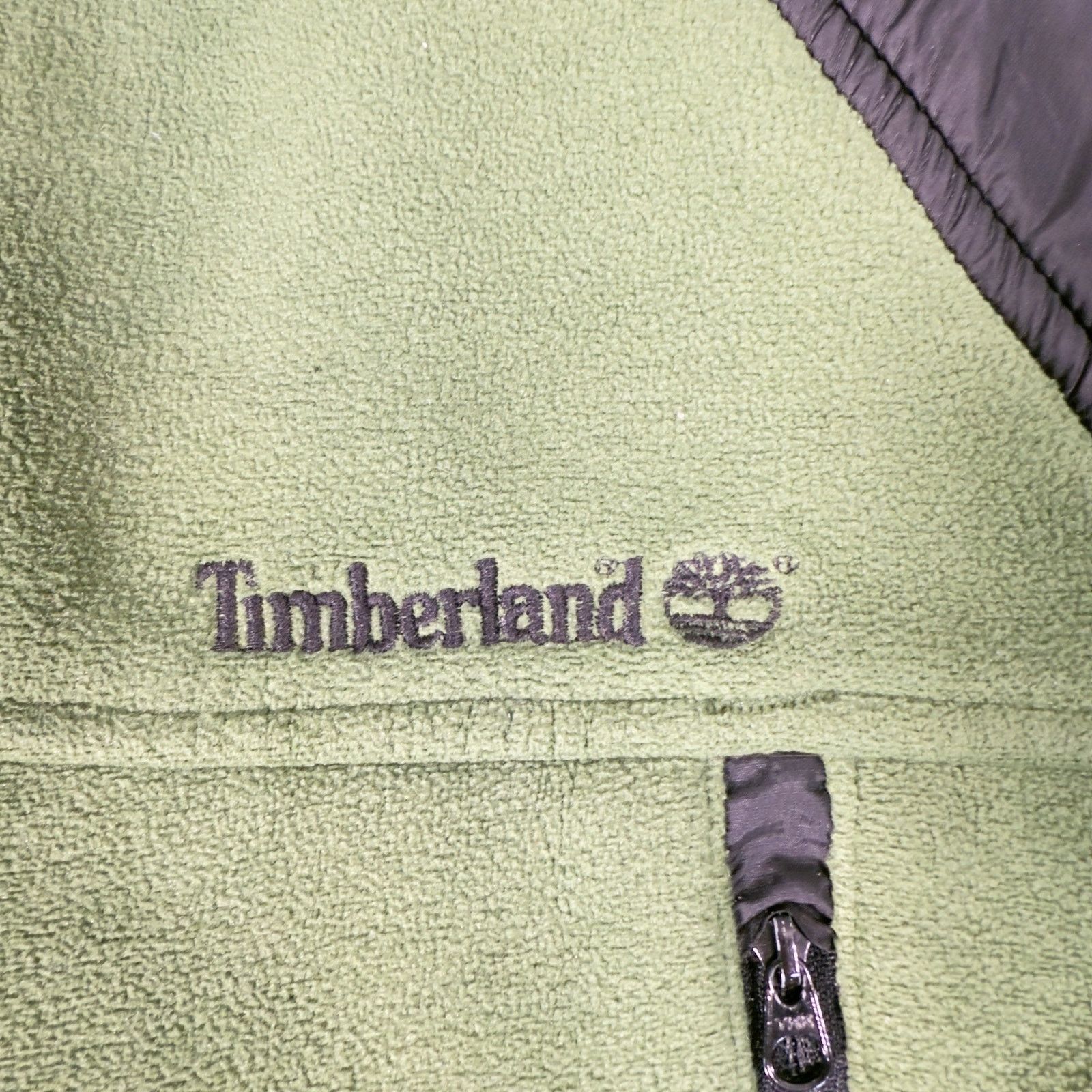 Timberland Timberland Fleece Full Zip Jacket Men XL Green/ Black Size US XL / EU 56 / 4 - 2 Thumbnail