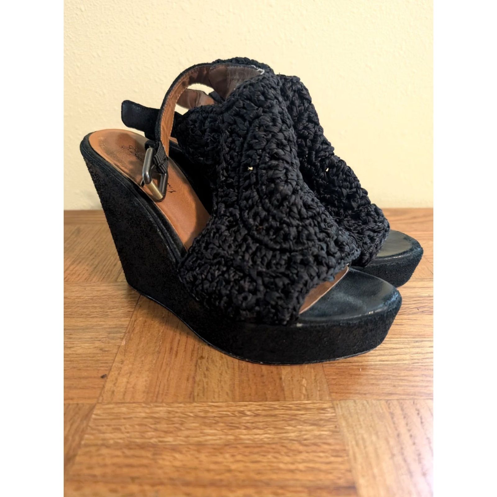 Elizabeth and James Elizabeth and James Halo Macrame Sandals Black Ankle Booties Size 6.5 B Womens Boots Size US 7 / IT 37 - 2 Thumbnail