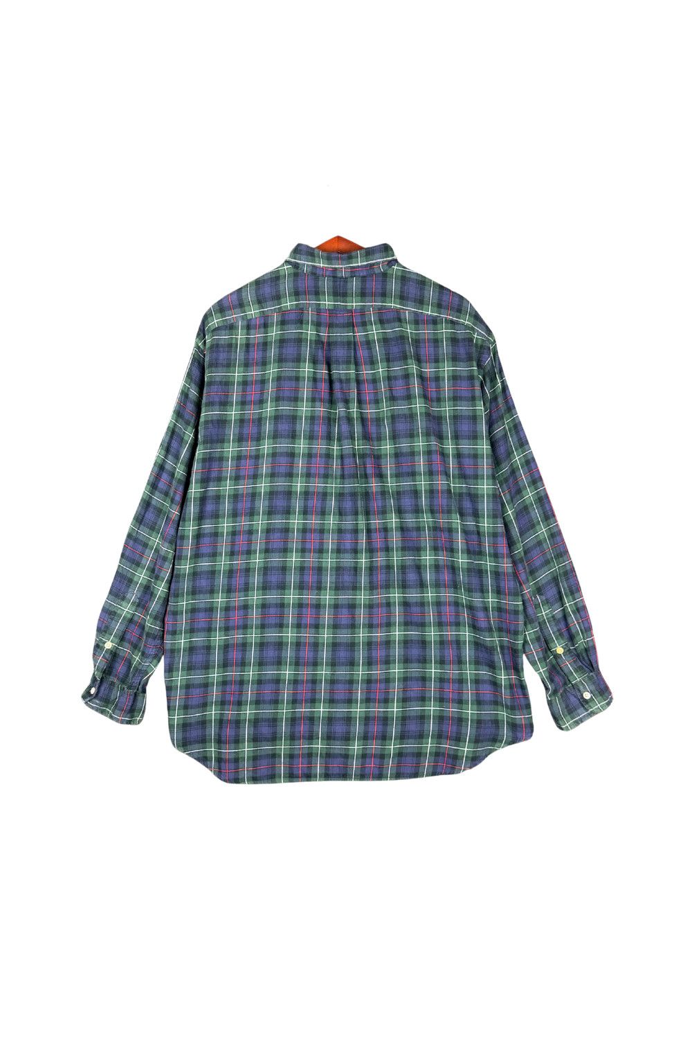 Polo Ralph Lauren Vintage Polo Ralph Lauren Tartan Shirt XL Elliott Fit 90s Size US XL / EU 56 / 4 - 2 Thumbnail