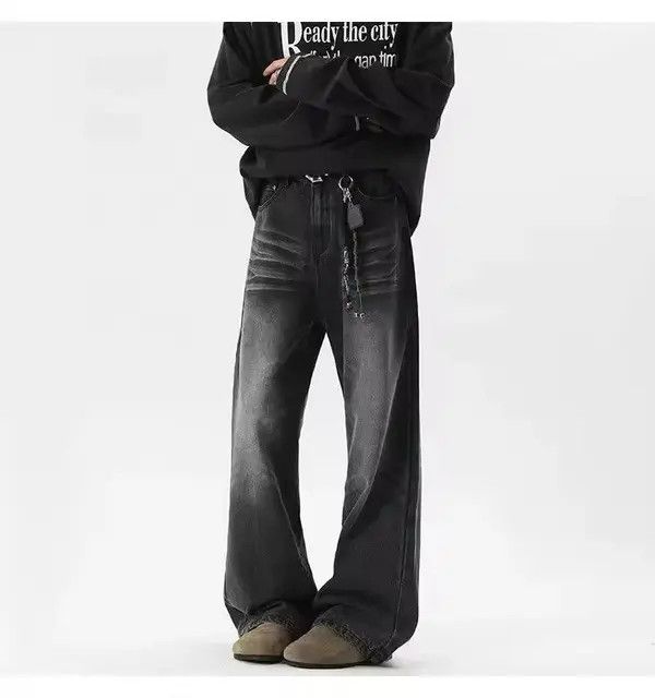 Japanese Brand Asabuki x Hatsu Washed Style Denim Pant Size US 29 - 1 Thumbnail