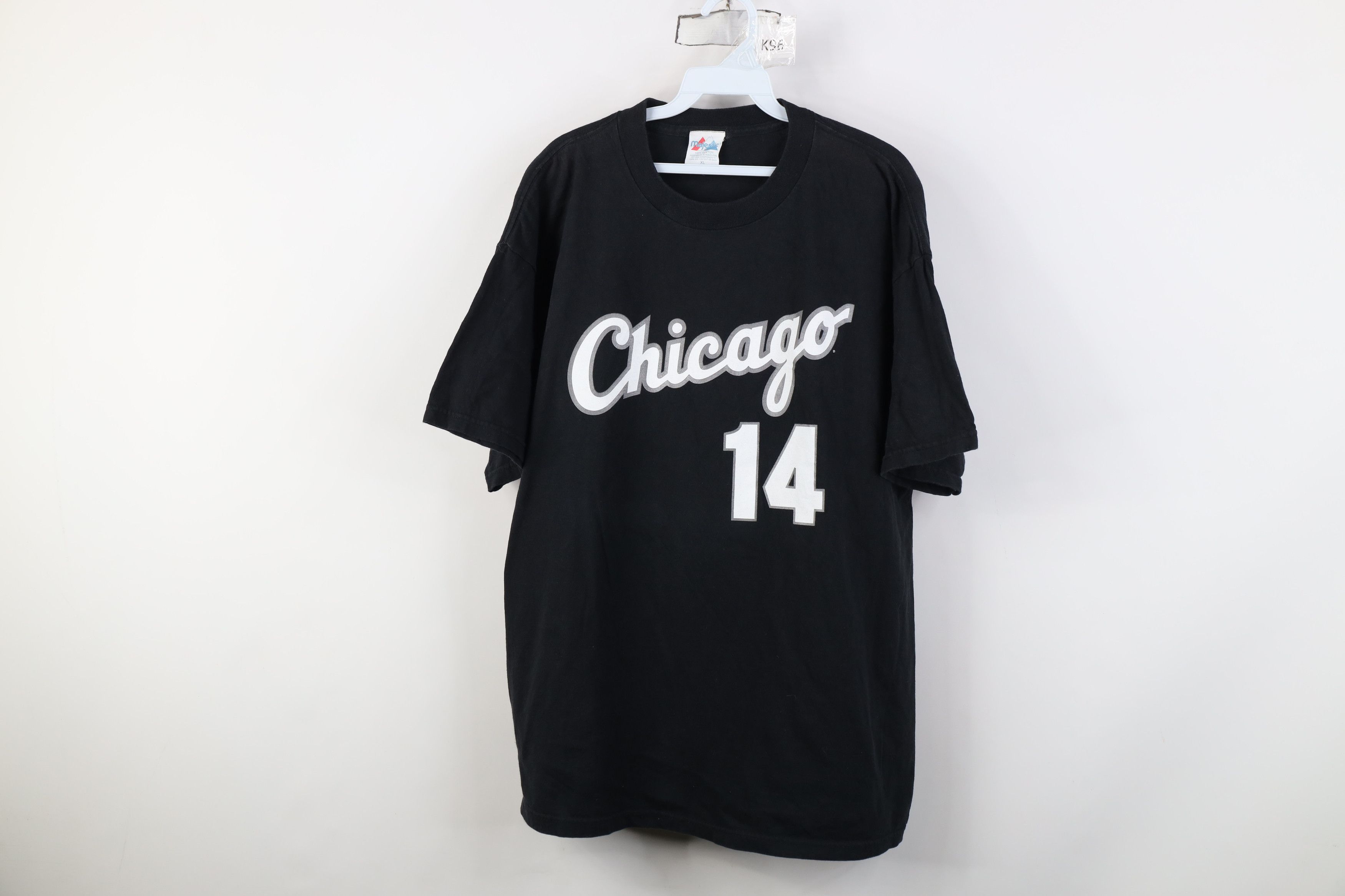 Majestic Vintage 90s Majestic Konerko Chicago White Jersey T-Shirt Size US XL / EU 56 / 4 - 1 Thumbnail