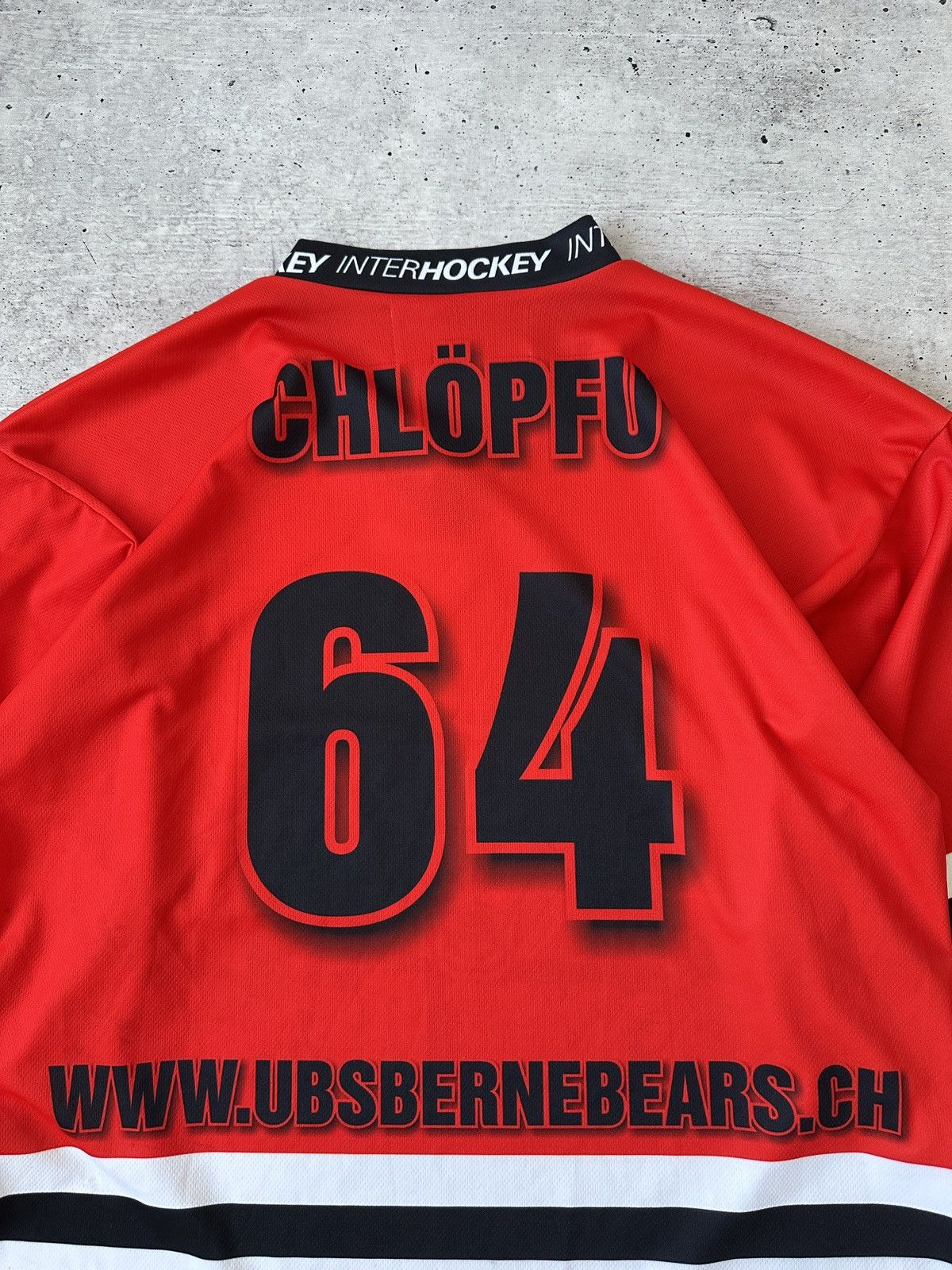 Other Berne Bears Professional Ice Hockey Jersey - Red, Size XL Size US XL / EU 56 / 4 - 18 Thumbnail