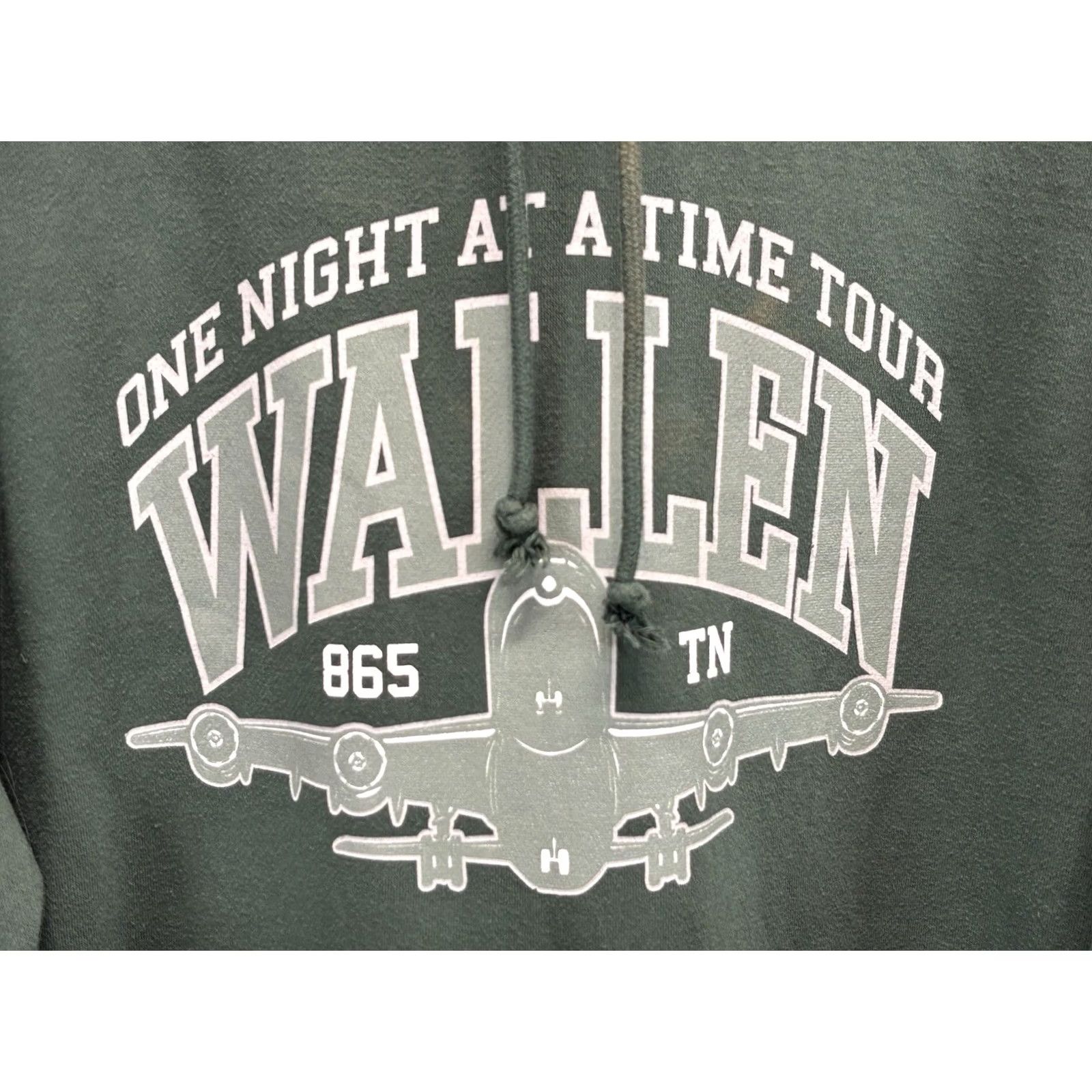 Vintage Morgan Wallen One Night At A Time Green Hoodie 2XL XXL Concert Merch Hoodie Mens Crew Neck Size US XXL / EU 58 / 5 - 3 Thumbnail