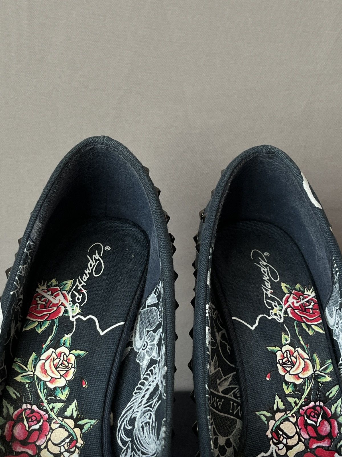 Ed Hardy Ed Hardy Denim Punk Glamour Heels Size US 6 / IT 36 - 11 Thumbnail