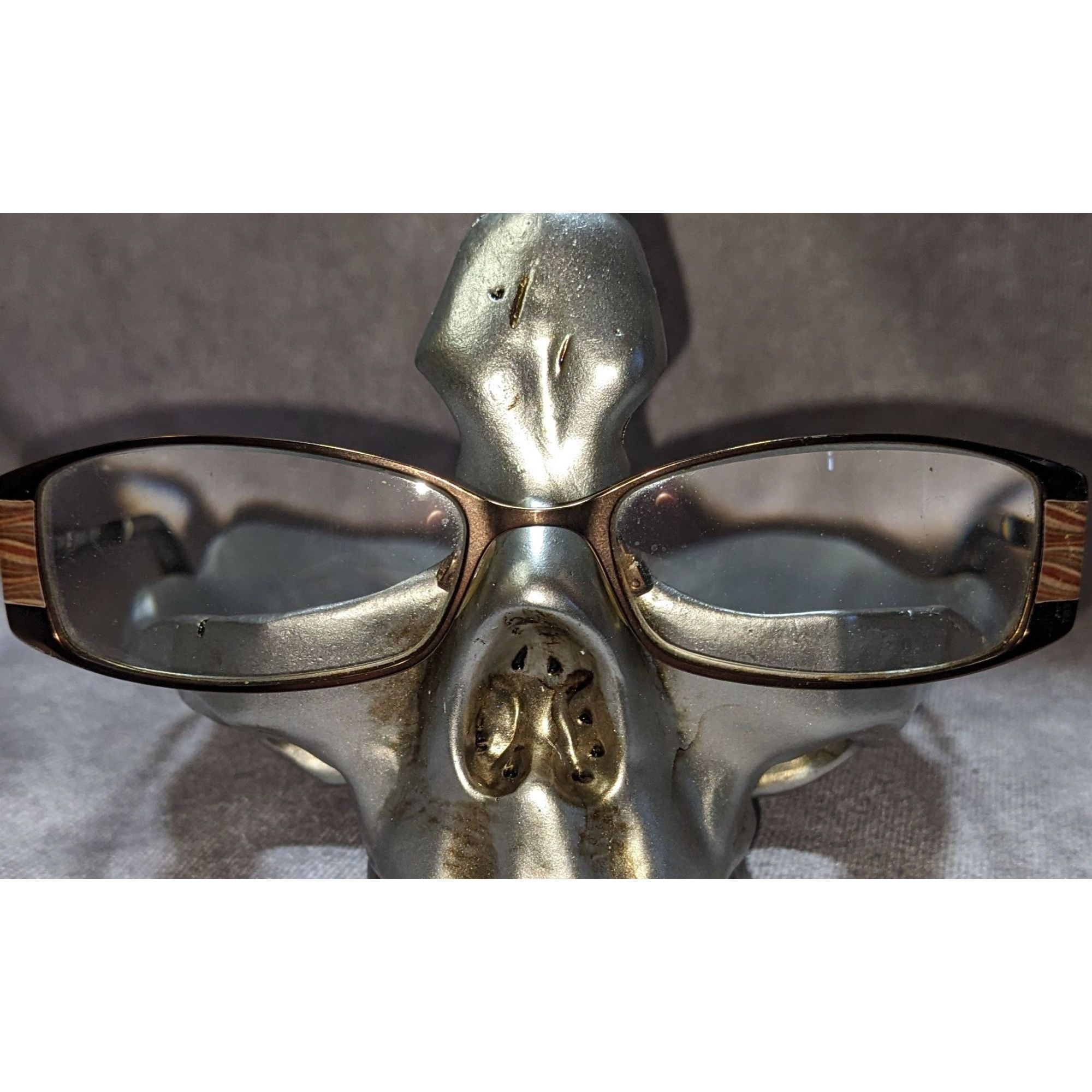 Ellen Tracy Ellen Tracy Grenada Brown Rectangular Eyeglass Frames Size ONE SIZE - 1 Thumbnail