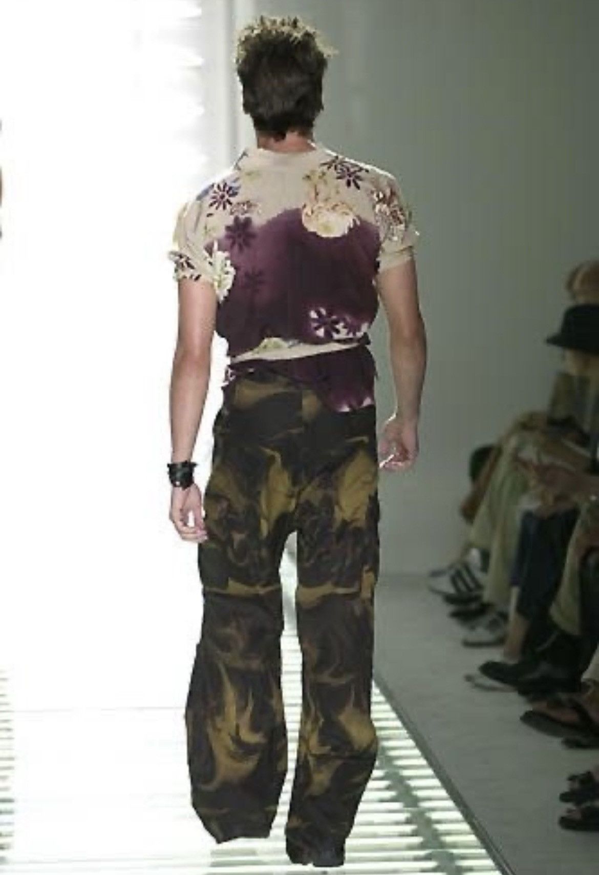 Gucci GUCCI by TOM FORD Olive & Black Cargo Pants Spring 2001 Size US 32 / EU 48 - 3 Thumbnail