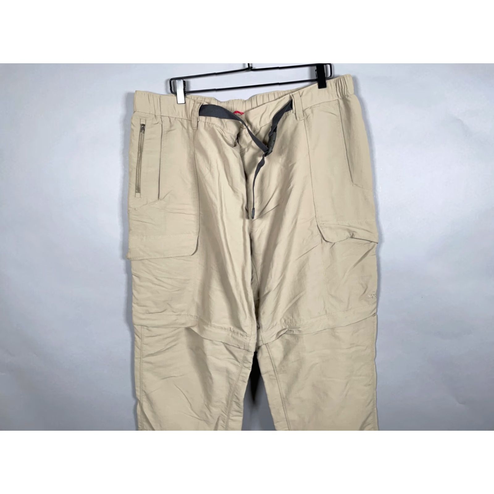 The North Face North Face Men's 2XL Cargo Pants Beige Nylon Convertible Belted Tactical Outdoor Pants Size US 39 - 3 Thumbnail