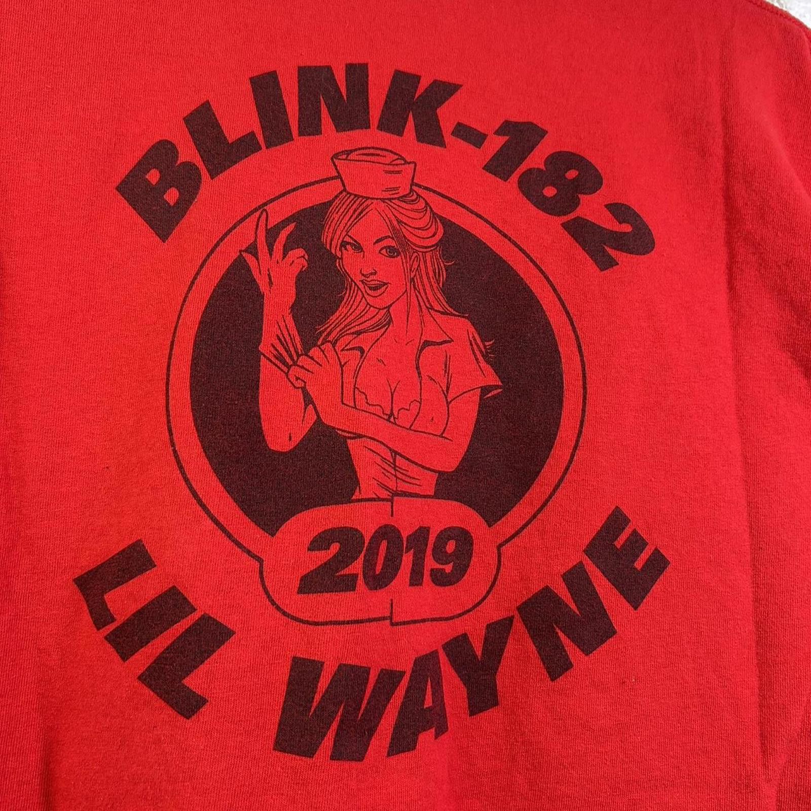Other Blink 182 Lil Wayne 2019 Local Crew Concert Tee Size Large Size US L / EU 52-54 / 3 - 6 Thumbnail