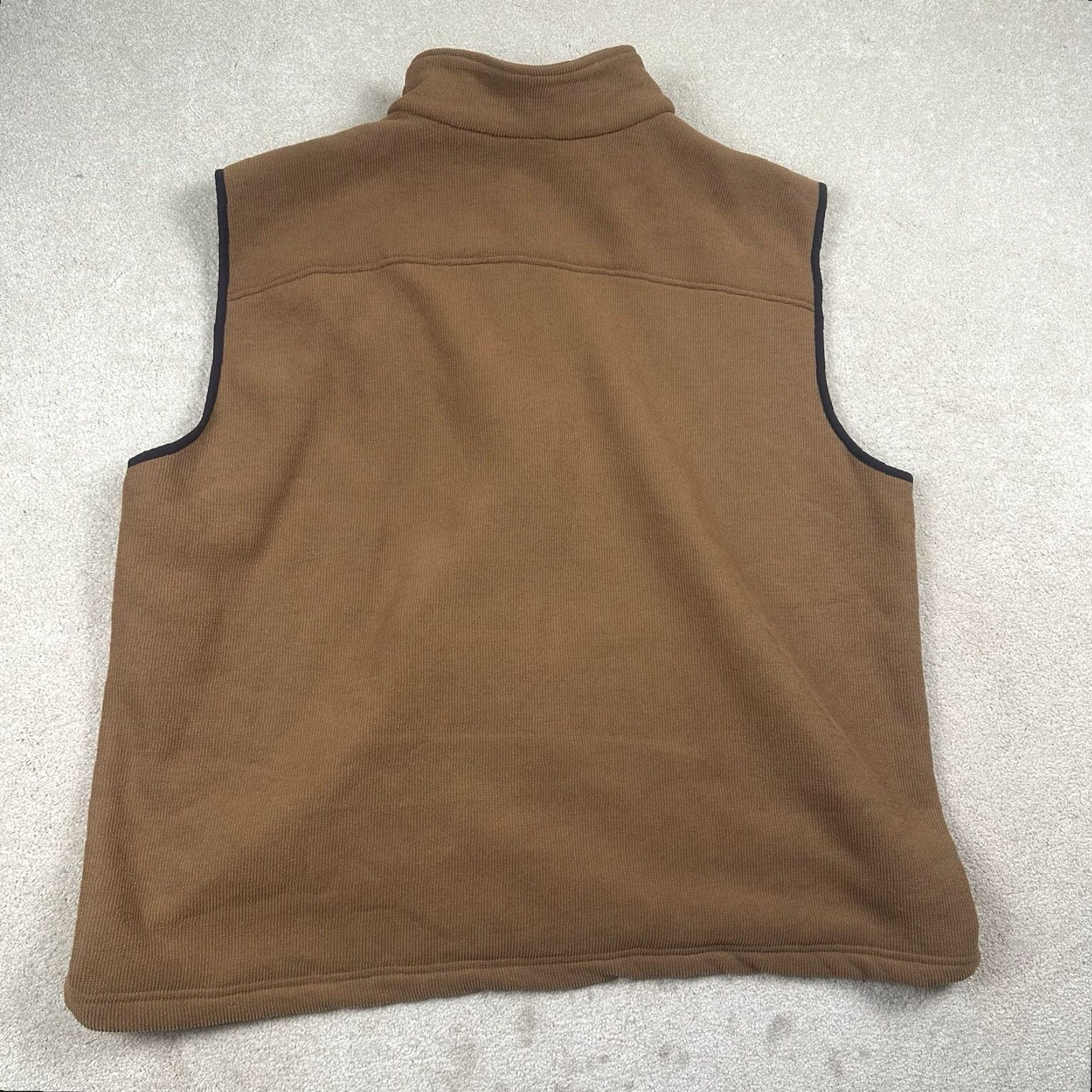 Carhartt Carhartt Vest Mens 3XL V28 BUC Duck Brown Textured Windbreaker All Seasons Pockets Zip Regular Size US XXL / EU 58 / 5 - 2 Thumbnail