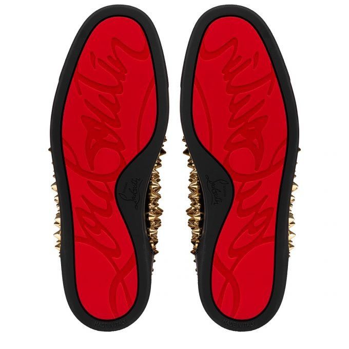 Christian Louboutin o1s1wg110924 Louis Orlato Flat High Sneaker in Black Size US 9 / EU 42 - 5 Thumbnail