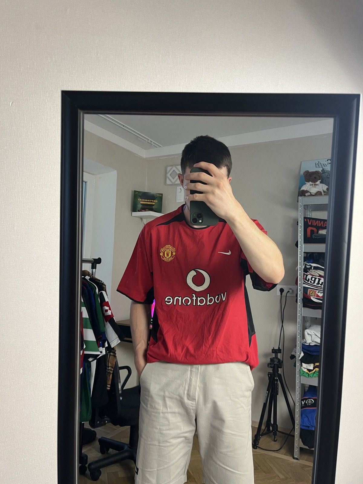 Nike Nike Manchester United 2002/2004 Home Vintage Soccer Jersey Size US L / EU 52-54 / 3 - 2 Thumbnail