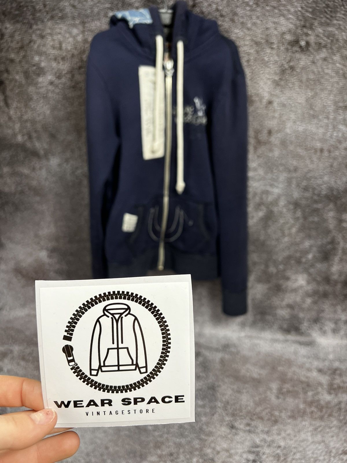 True Religion True Religion Zip Hoodie patch USA chief keef hip hop