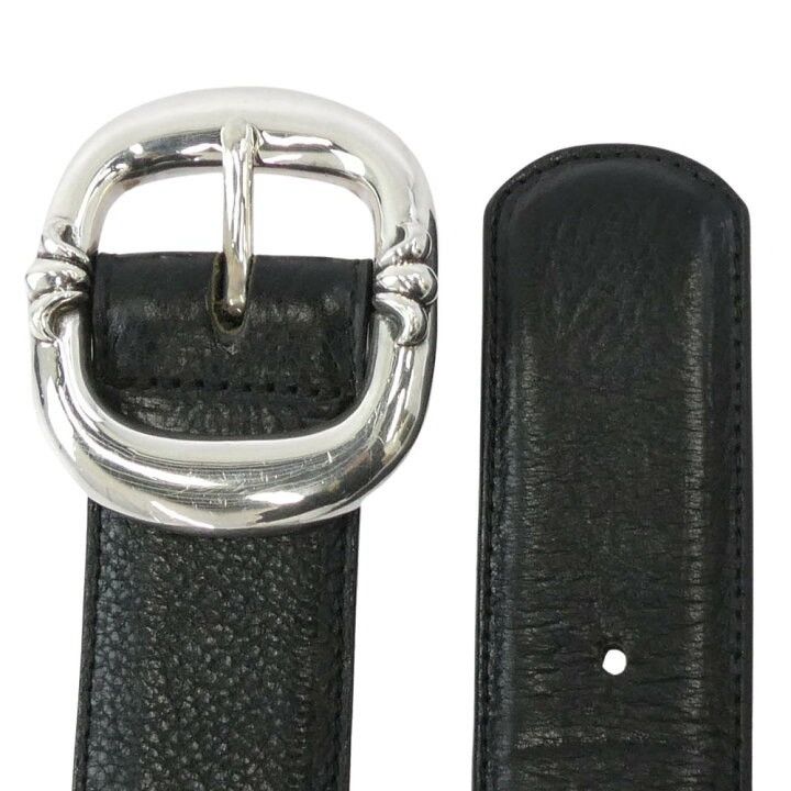 Chrome Hearts CHROME HEARTS GUNSLINGER BLT 1.5 BELT LEATHER SILVER Size 36 - 2 Thumbnail
