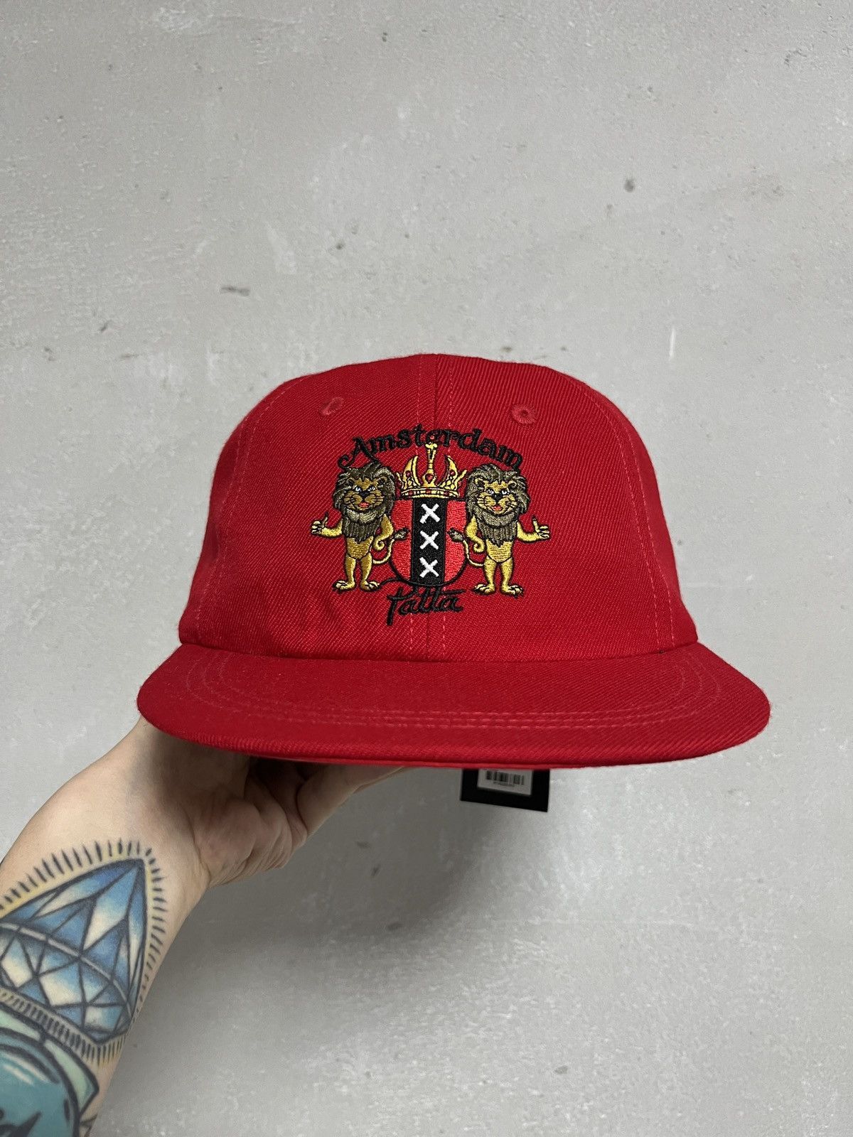 Patta Rare Patta Amsterdam Wool Twill Souvenir Snapback Hats Red Size ONE SIZE - 2 Thumbnail