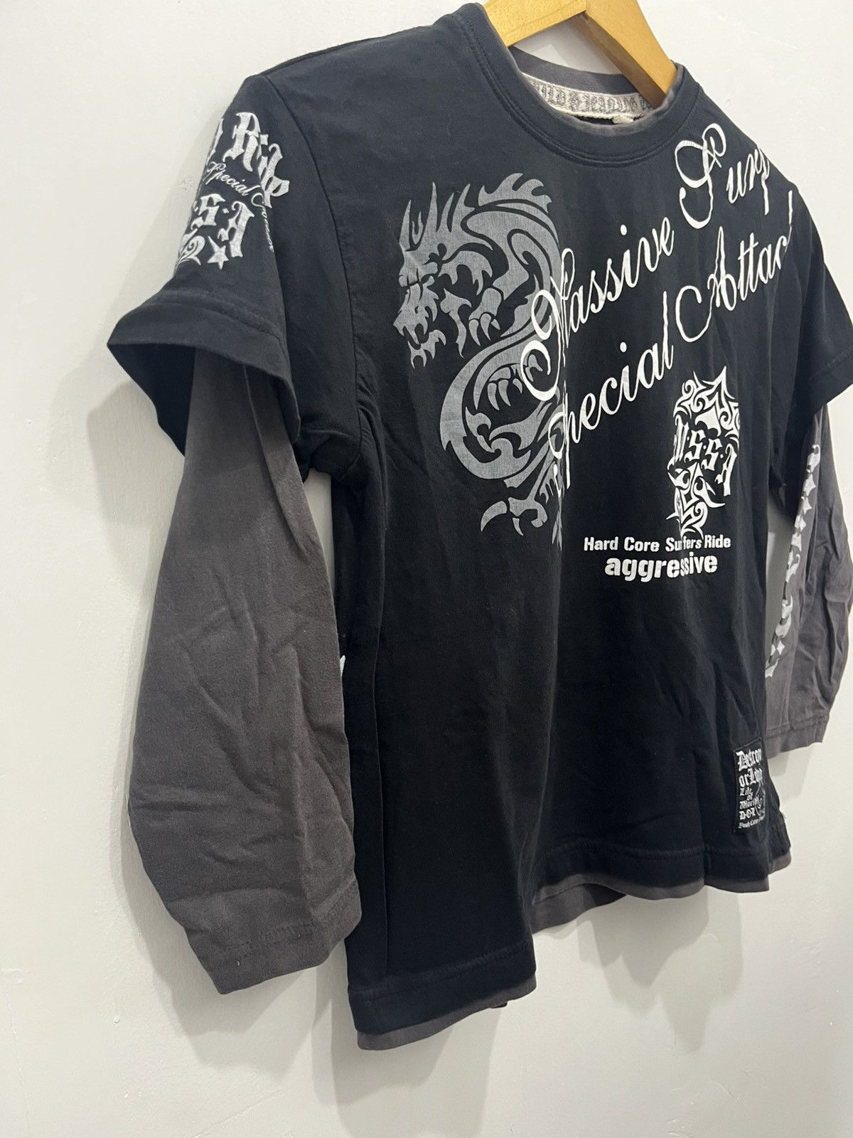 Japanese Brand Jeaning Wild Japanese Poem Gothic Punk LGB Style Tees Size US M / EU 48-50 / 2 - 2 Thumbnail