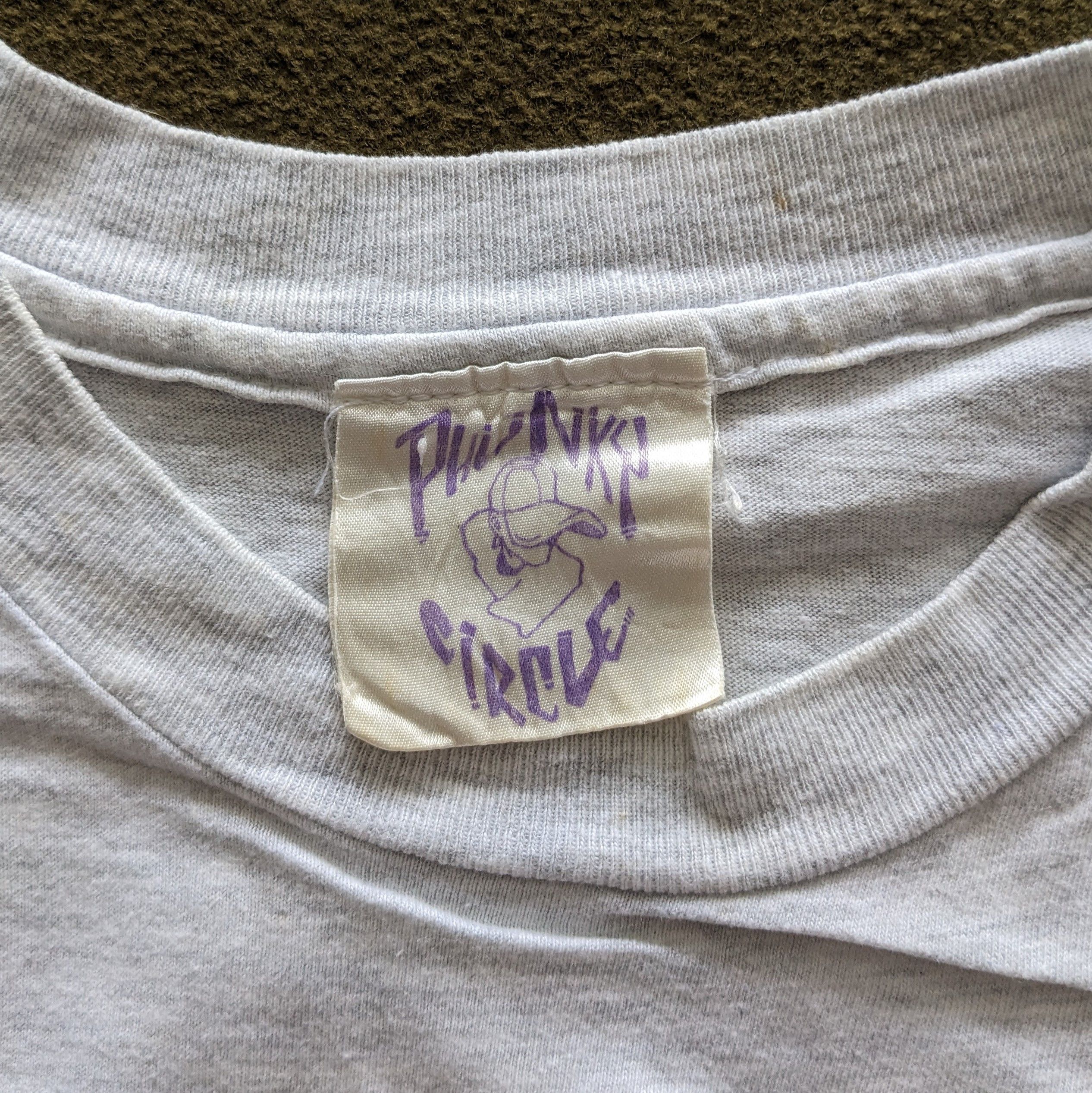 Rap Tees Vintage 90's PHUNKY CIRCLE American Hip-hop T-shirt Size US XL / EU 56 / 4 - 8 Thumbnail