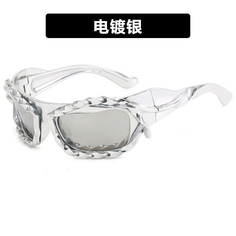 Other New Trend Street ins style custom avant-garde sunglasses Size ONE SIZE - 4 Thumbnail
