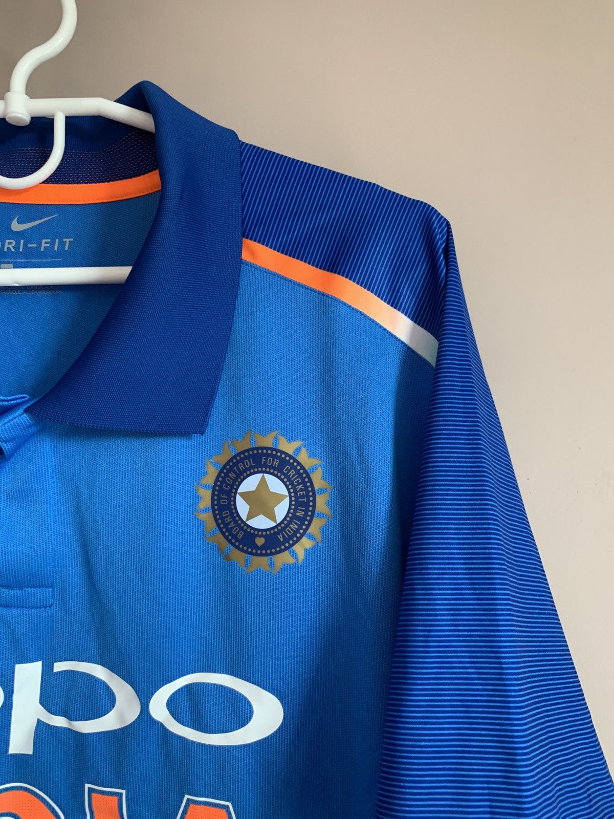 Nike India Home Cricket Polo Shirt Nike Jersey Size XXL Size US XXL / EU 58 / 5 - 3 Thumbnail