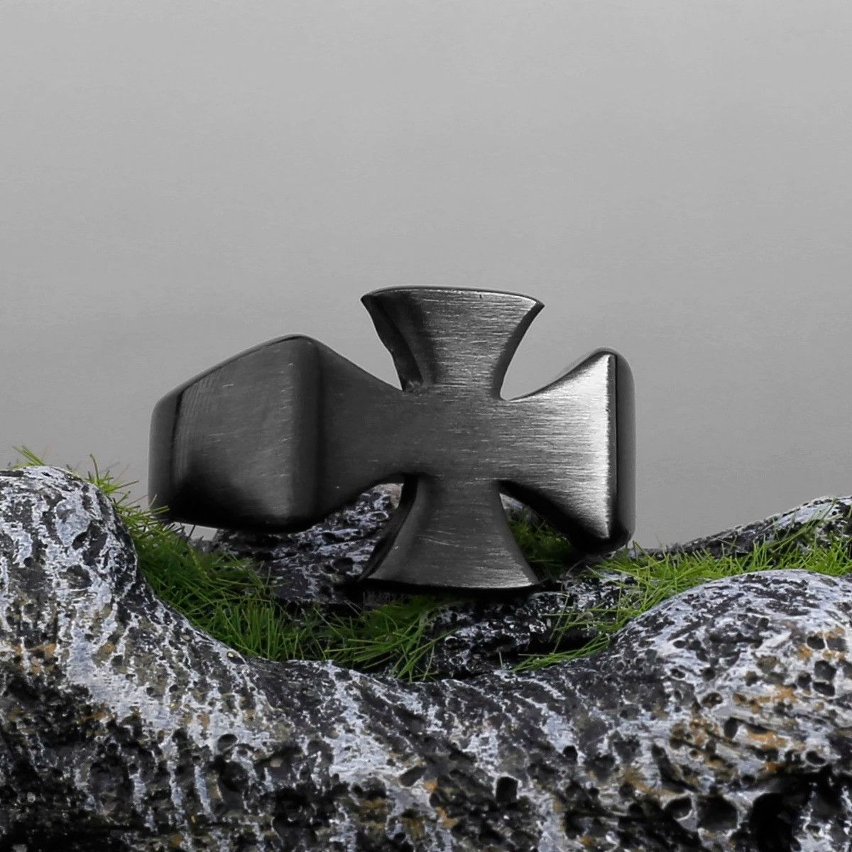 Vintage Cross Flower Ring Size 44 - 3 Thumbnail