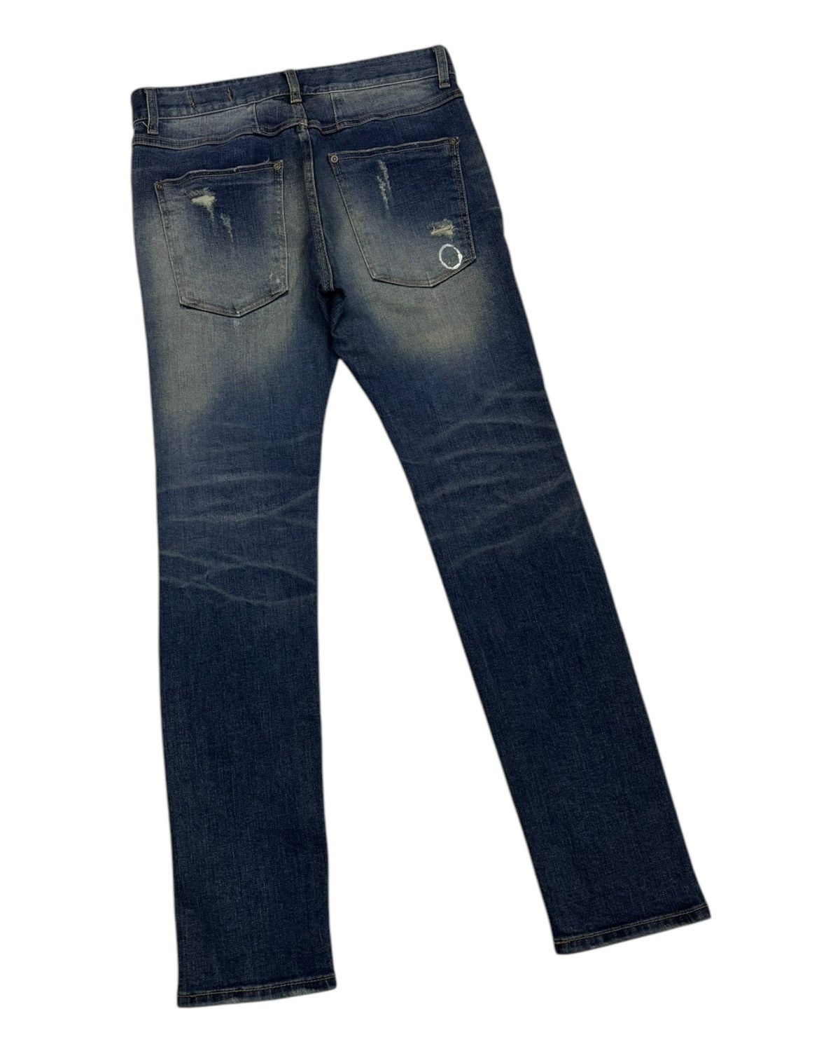 If Six Was Nine × Japanese Brand Slim Skinny Fit Slacks By Face Time Jeans Distressed Jeans Size US 30 / EU 46 - 4 Thumbnail