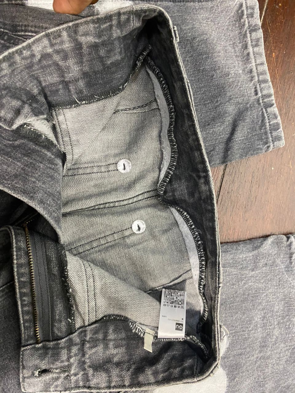 GU Unisex🔥 GU denim bakers pants size 27 Size 27" / US 4 / IT 40 - 10 Thumbnail