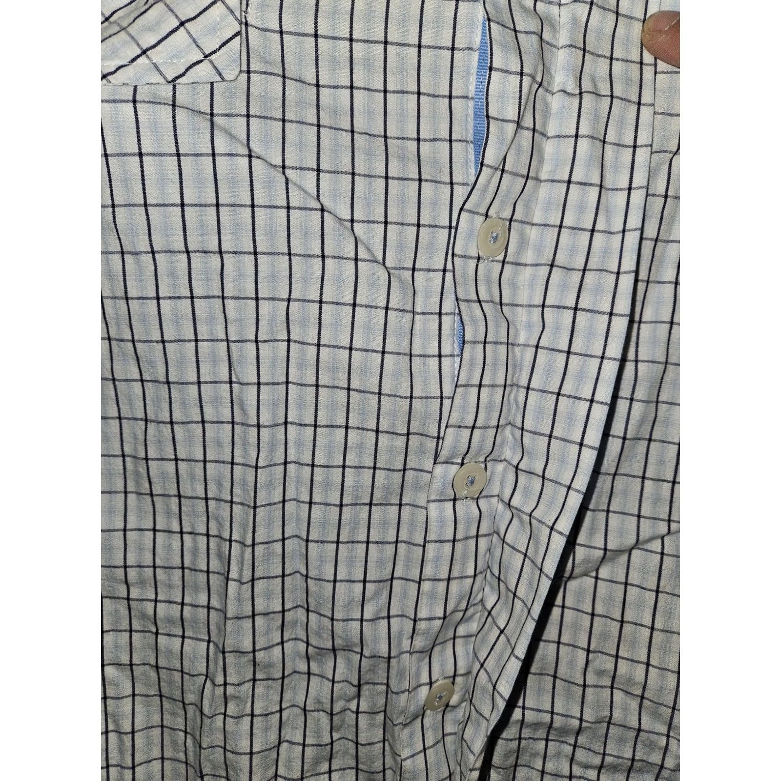 English Laundry VINTAGE English Laundry Shirt Mens 2XLT White Check Classic Embroidered Short Sleeve Size US XXL / EU 58 / 5 - 7 Thumbnail