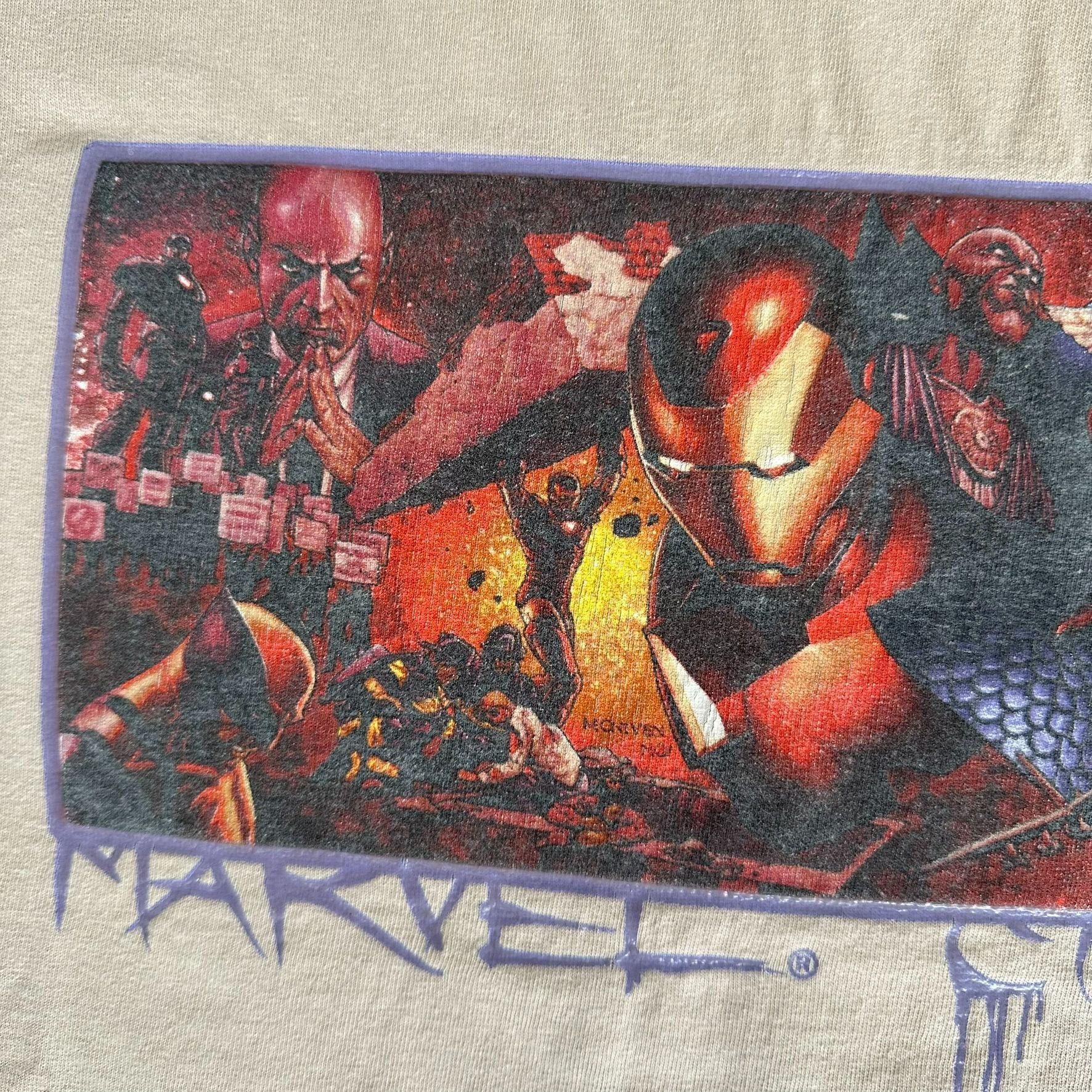Marvel Comics Vintage Y2K Marvel Civil War T-Shirt MCU Superhero Comic Boo Size US XL / EU 56 / 4 - 3 Thumbnail