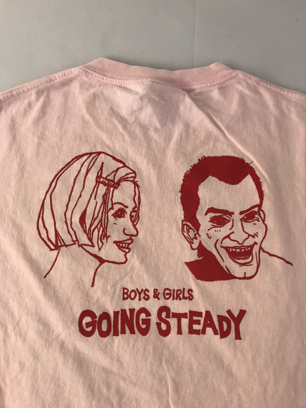 Vintage 90s Boys & Girl Going Steady 1999 Smell Like Your Spirit Tee Size US L / EU 52-54 / 3 - 5 Thumbnail