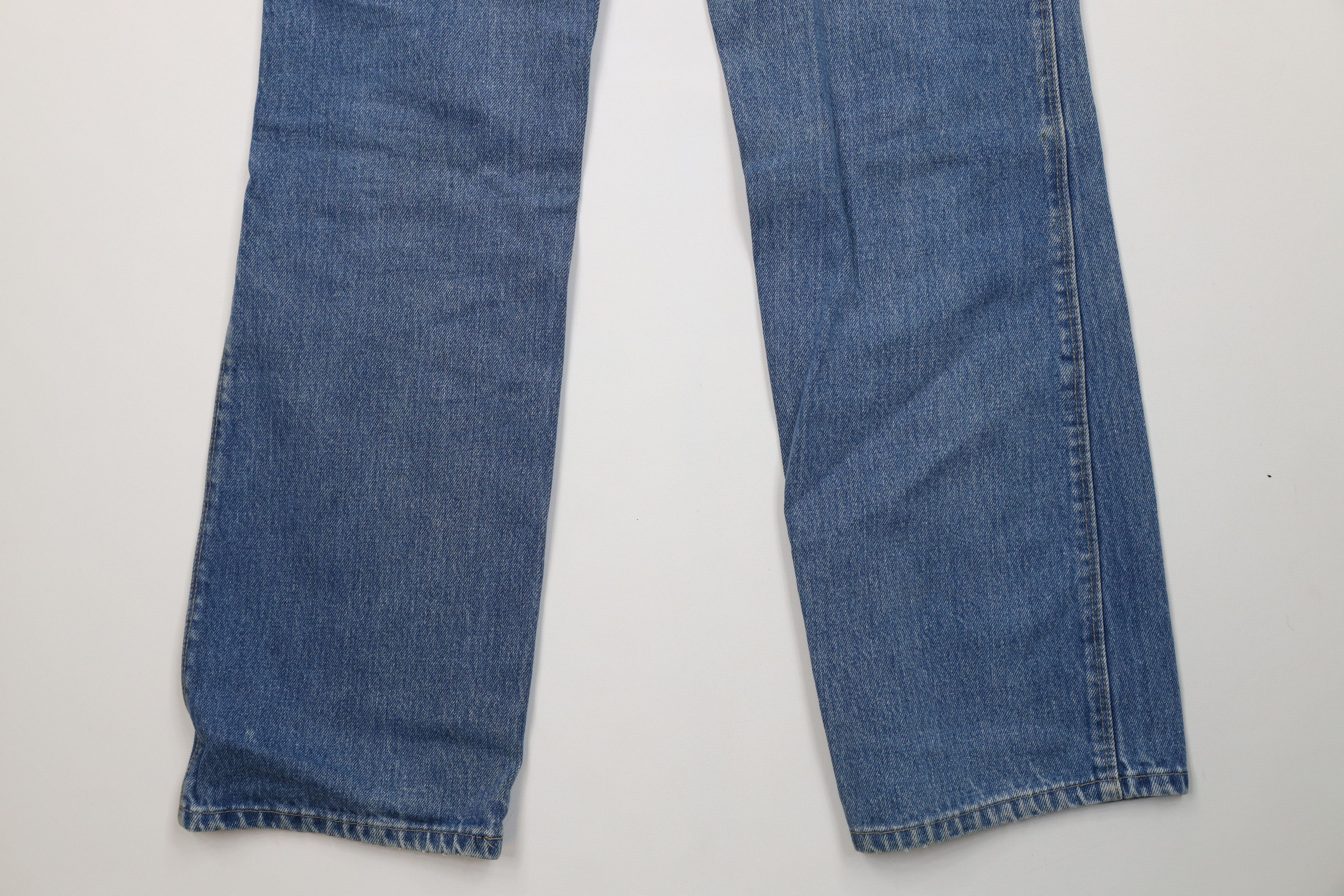 Levi's AS IS Vtg 80s Levis 522 Blue Tab Straight Leg Jeans USA Size US 30 / EU 46 - 12 Thumbnail