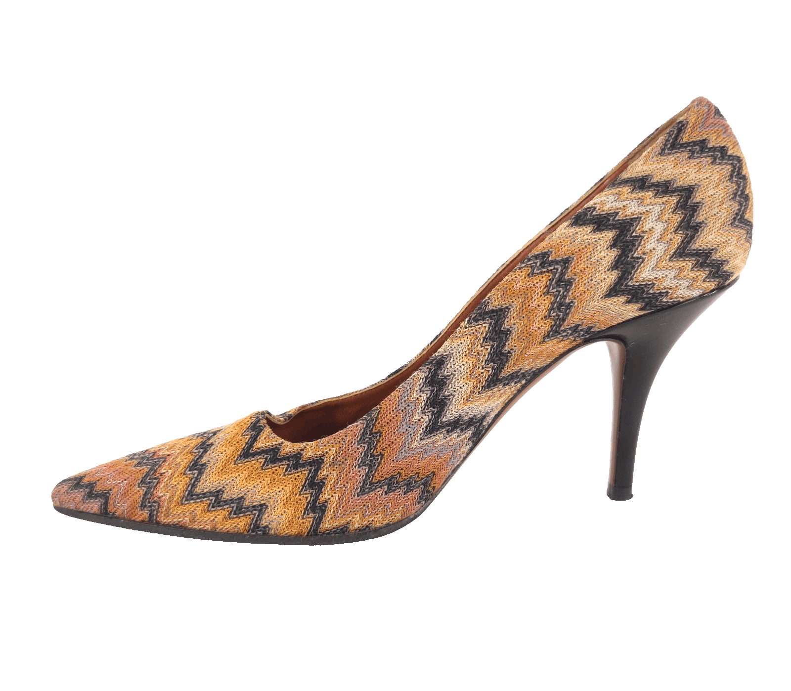 Missoni Missoni Zigzag Knit Pointed Toe Pumps 40 EU 10 US Womens Size US 10 / IT 40 - 5 Thumbnail