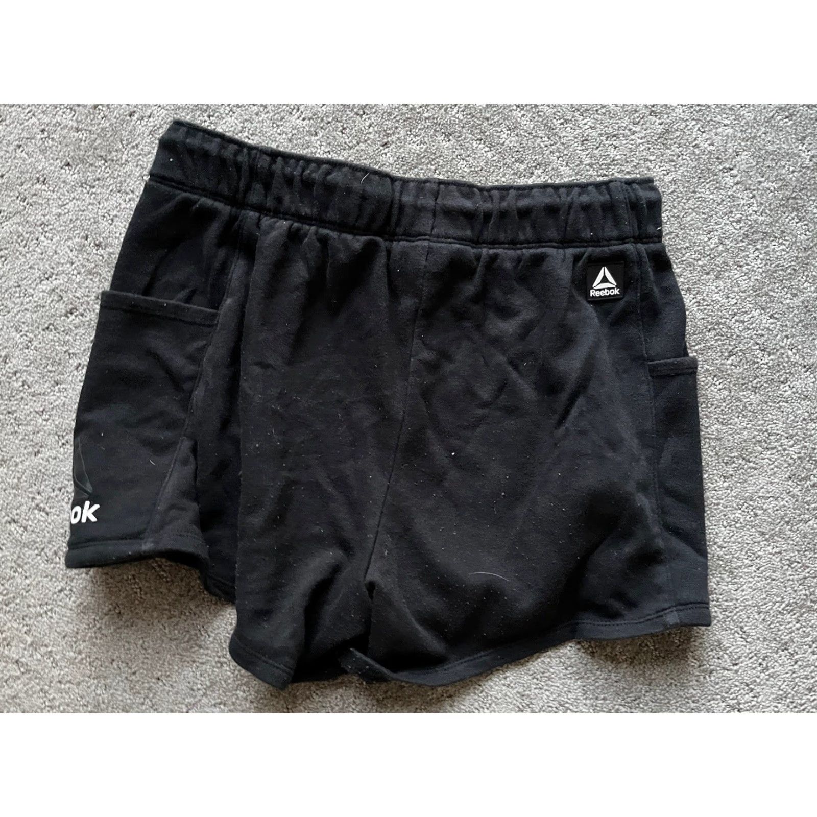 Reebok Women’s Reebok Small Athletic Shorts Cotton Black Size 28" / US 6 / IT 42 - 2 Thumbnail