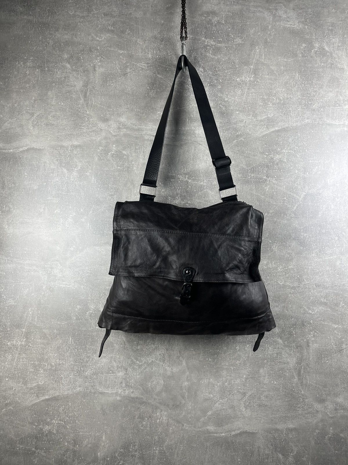Other Malloni Avant Garde Brown Leather Fold Over Shoulder Bag Size ONE SIZE - 1 Thumbnail