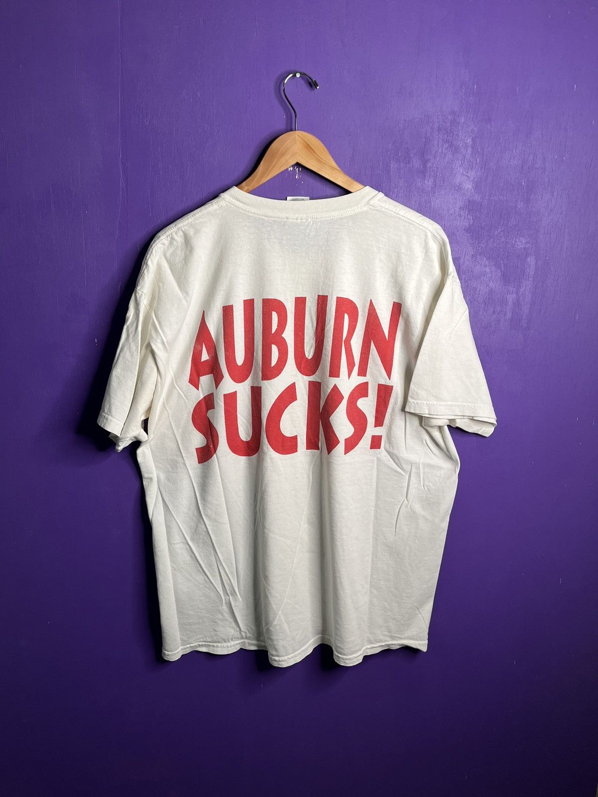 Other Vintage 00s Auburn sucks peeing in helmet tee Size US XL / EU 56 / 4 - 2 Thumbnail