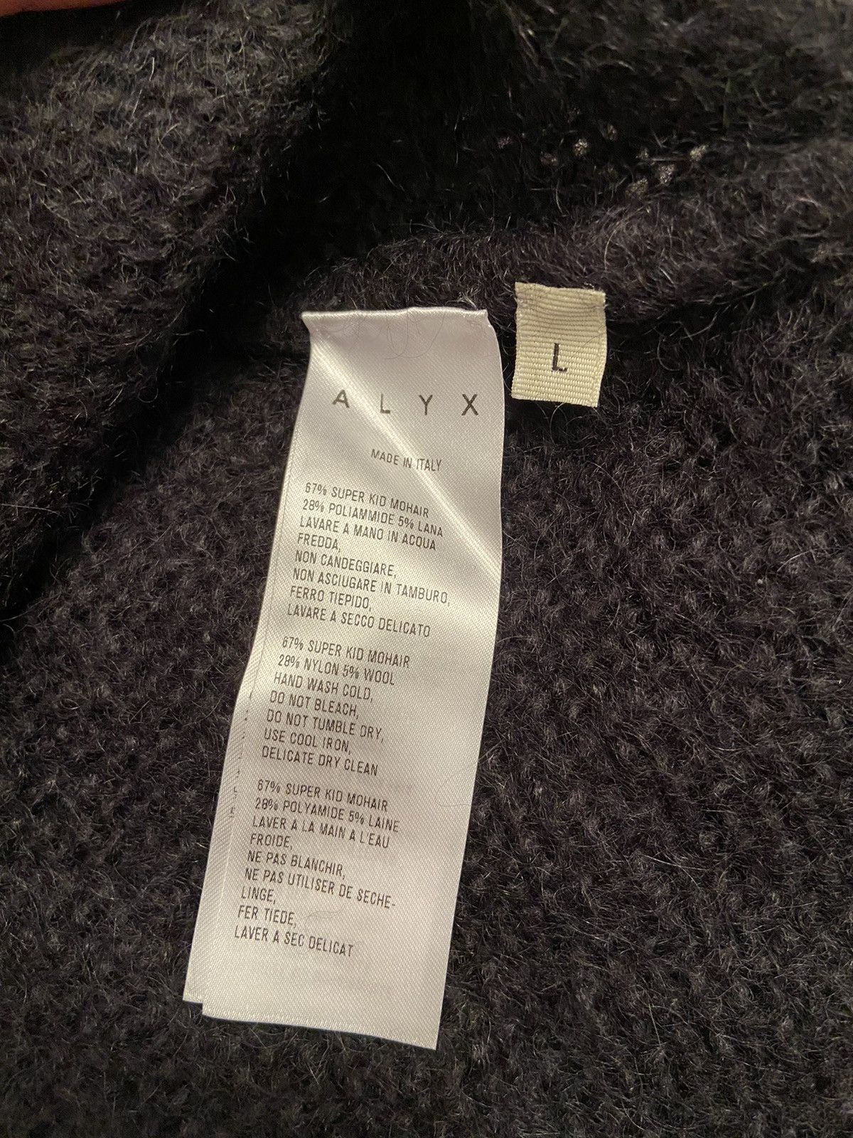 Alyx ALYX Mohair Sweater Size US L / EU 52-54 / 3 - 4 Thumbnail