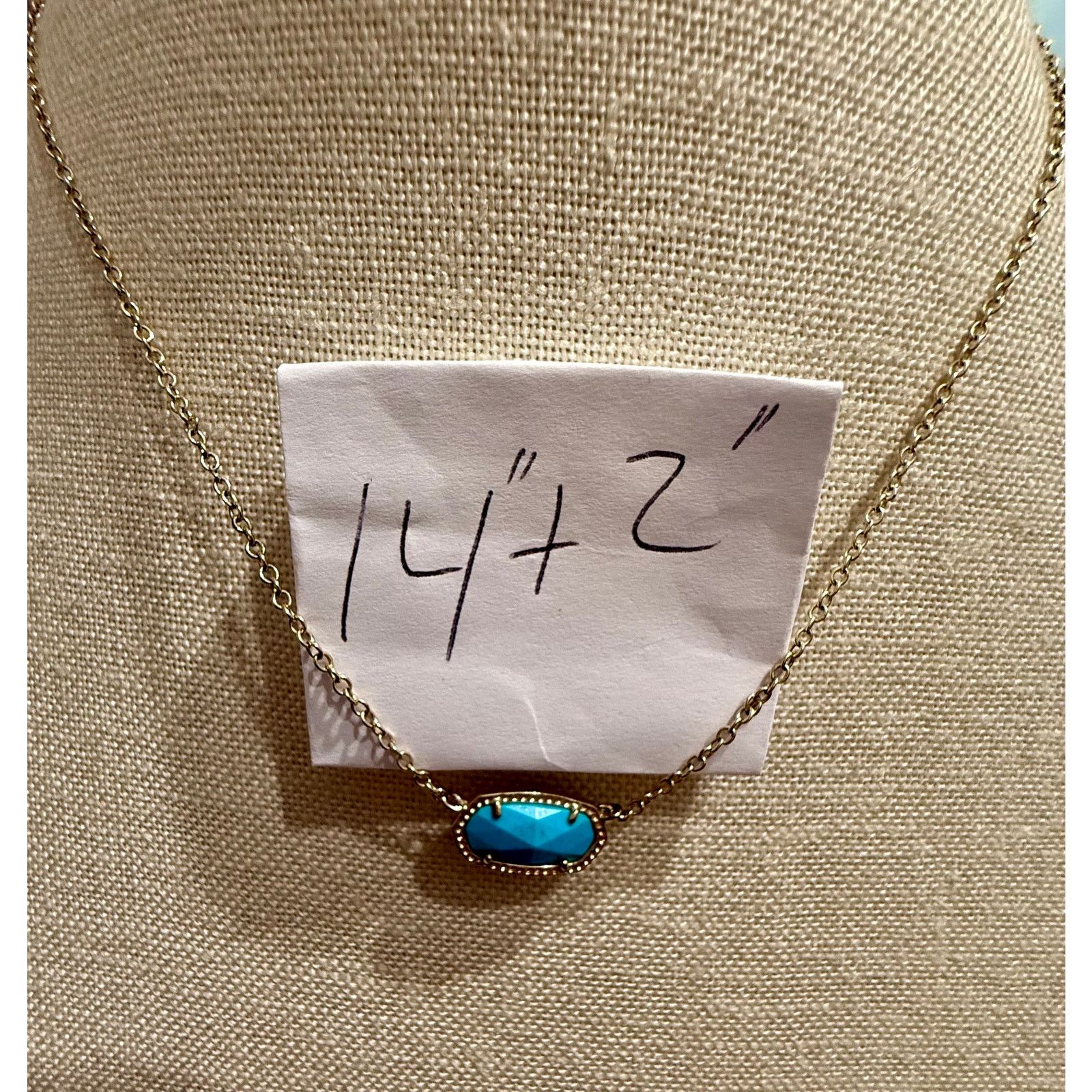 Kendra Scott Authentic Kendra Scott Elisa 14” Turquoise Necklace Size ONE SIZE - 10 Thumbnail