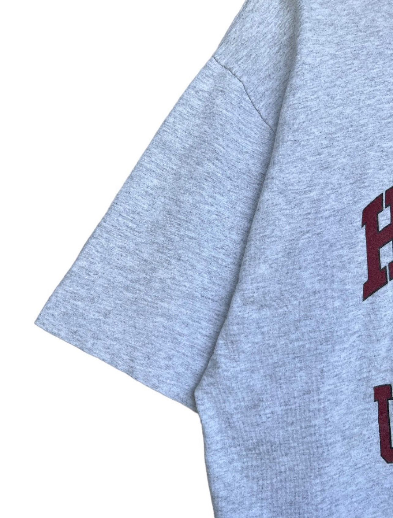 Vintage Vintage 90s Harvard University Spellout Big Logo Tee Size US XL / EU 56 / 4 - 3 Thumbnail