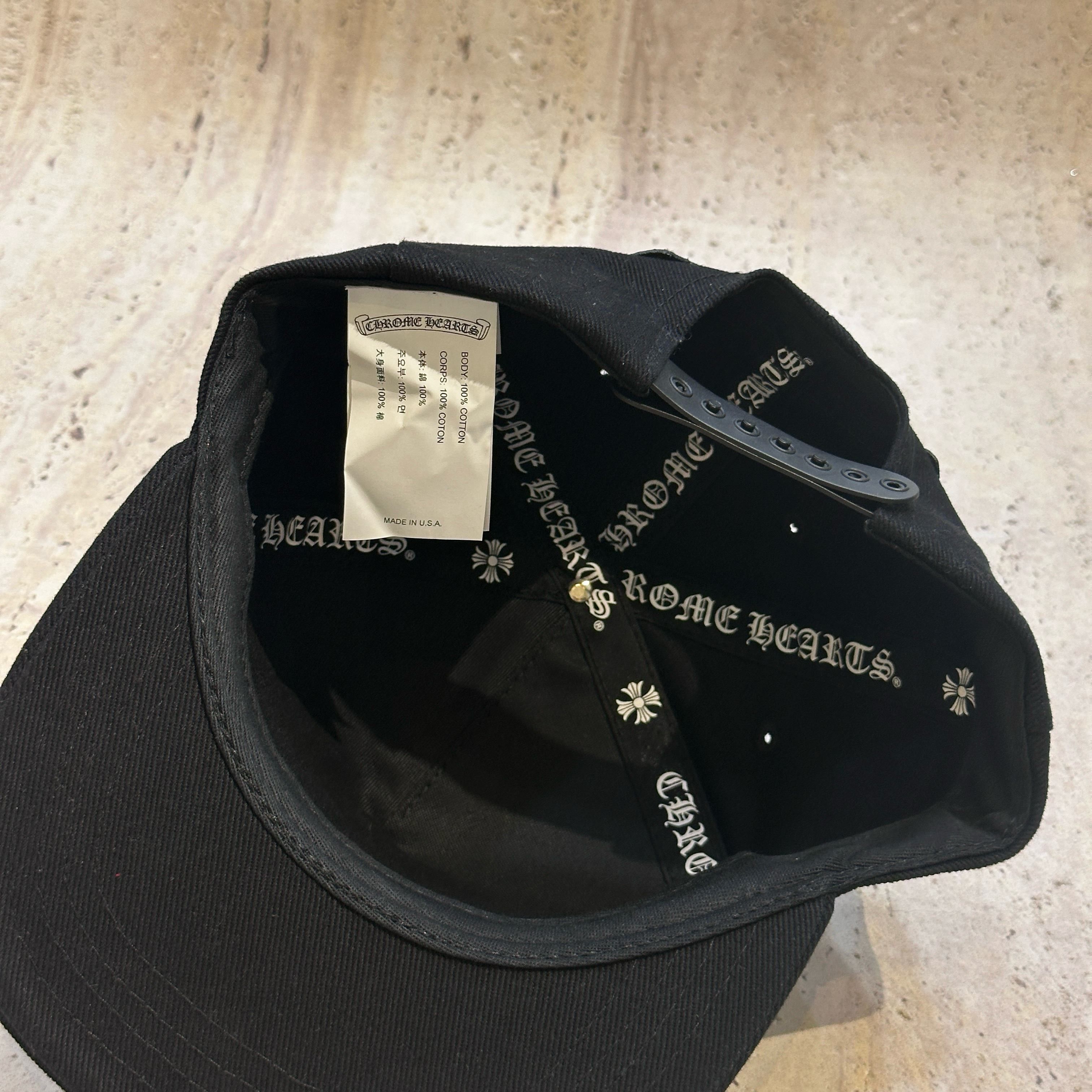 Chrome Hearts Chrome Hearts Horseshoe Denim Hat black Size ONE SIZE - 4 Thumbnail