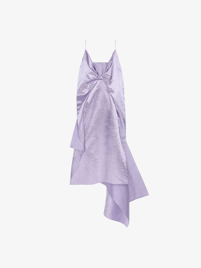 Givenchy o1w1db10326 Bow Dress in Purple Size XS / US 0-2 / IT 36-38 - 1 Thumbnail