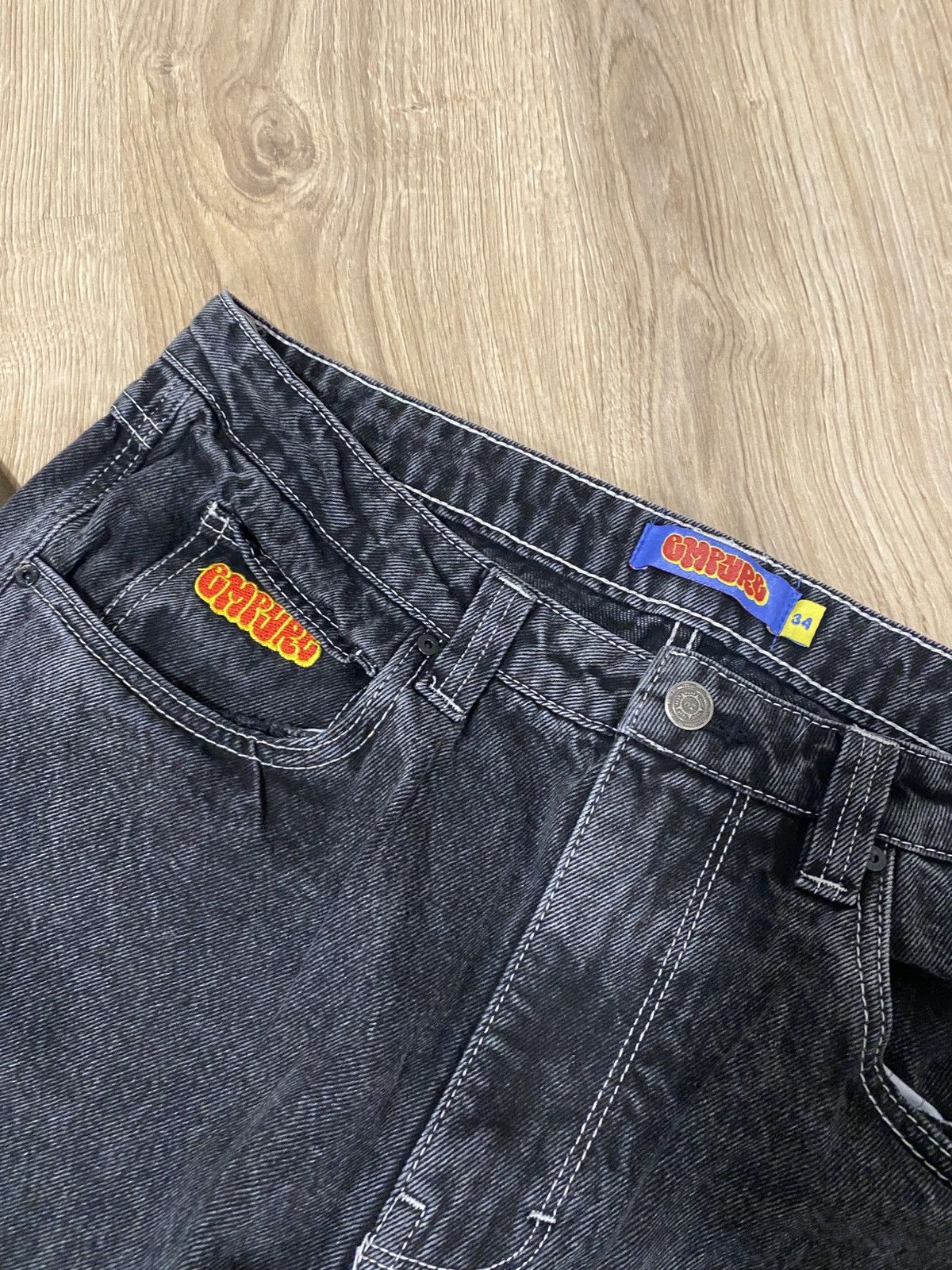 Empyre Empyre Loose Fit Baggy Cargo Jeans Size: 34 Size US 34 / EU 50 - 2 Thumbnail