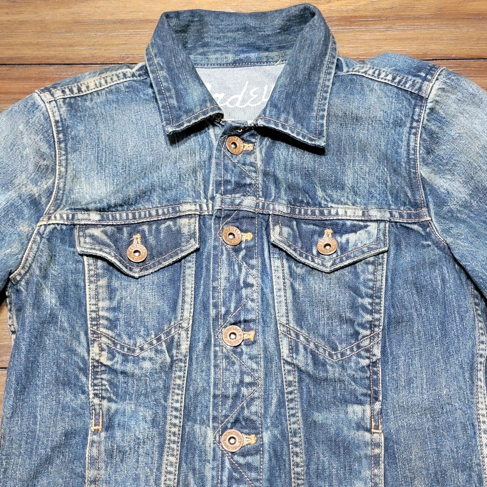 Madewell J Crew Madewell Denim Full Button Jean Jacket - Size XSmall Size US XS / EU 42 / 0 - 3 Thumbnail