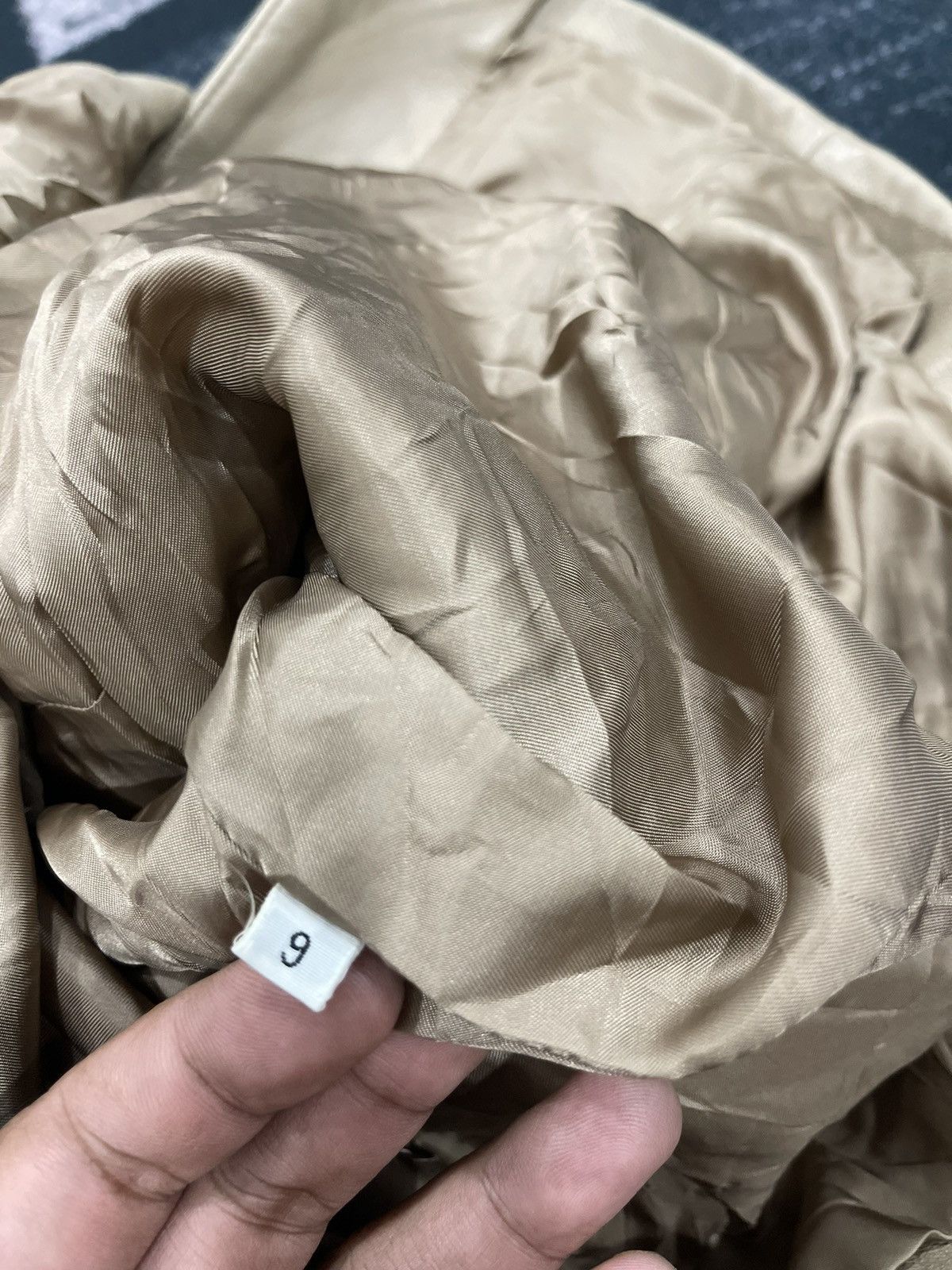 Vintage Josephine Leather Coat Jacket