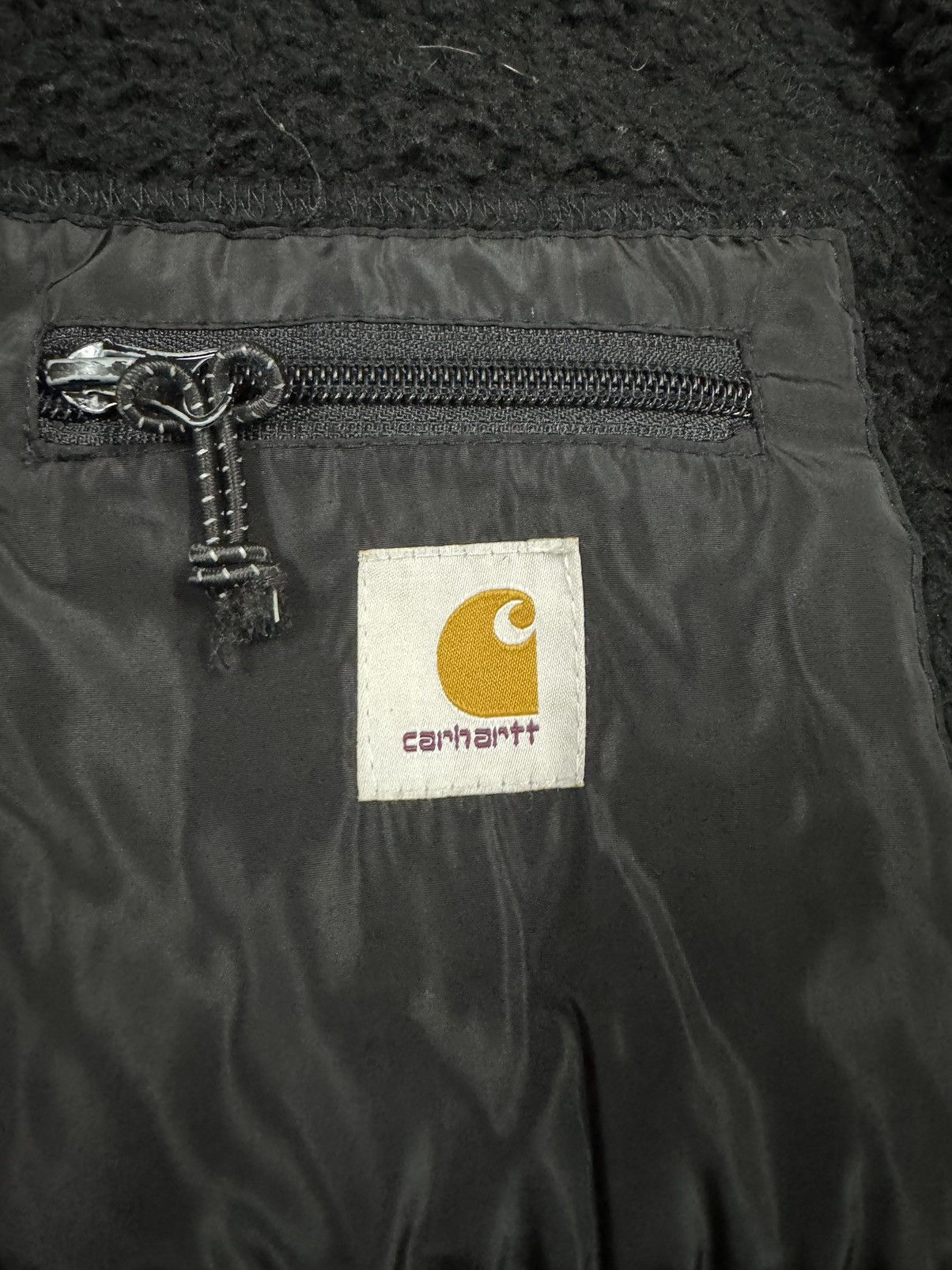 Carhartt Carhartt Wip Prentis Liner Black Jacket/Sherpa Fleece#20 Size US L / EU 52-54 / 3 - 21 Thumbnail