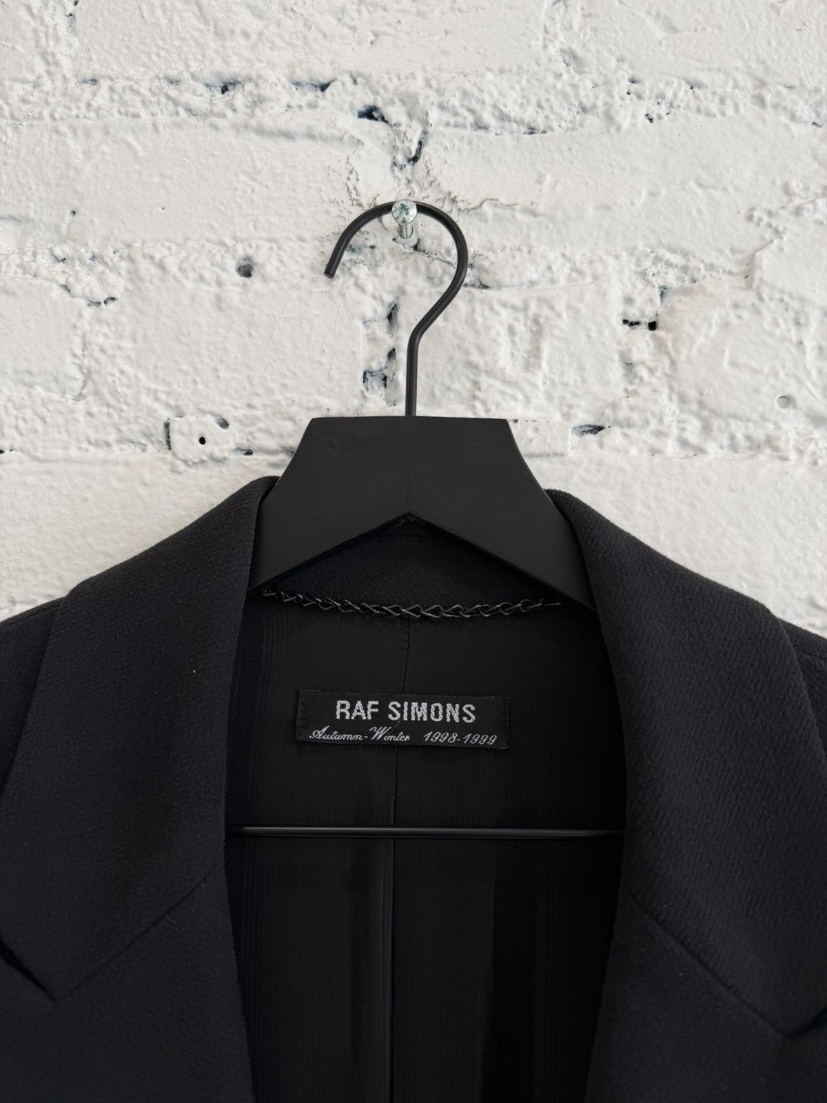 Raf Simons A/W 1998-99 RAF SIMONS ‘RADIOACTIVITY’ WOOL PEA COAT Size US M / EU 48-50 / 2 - 3 Thumbnail