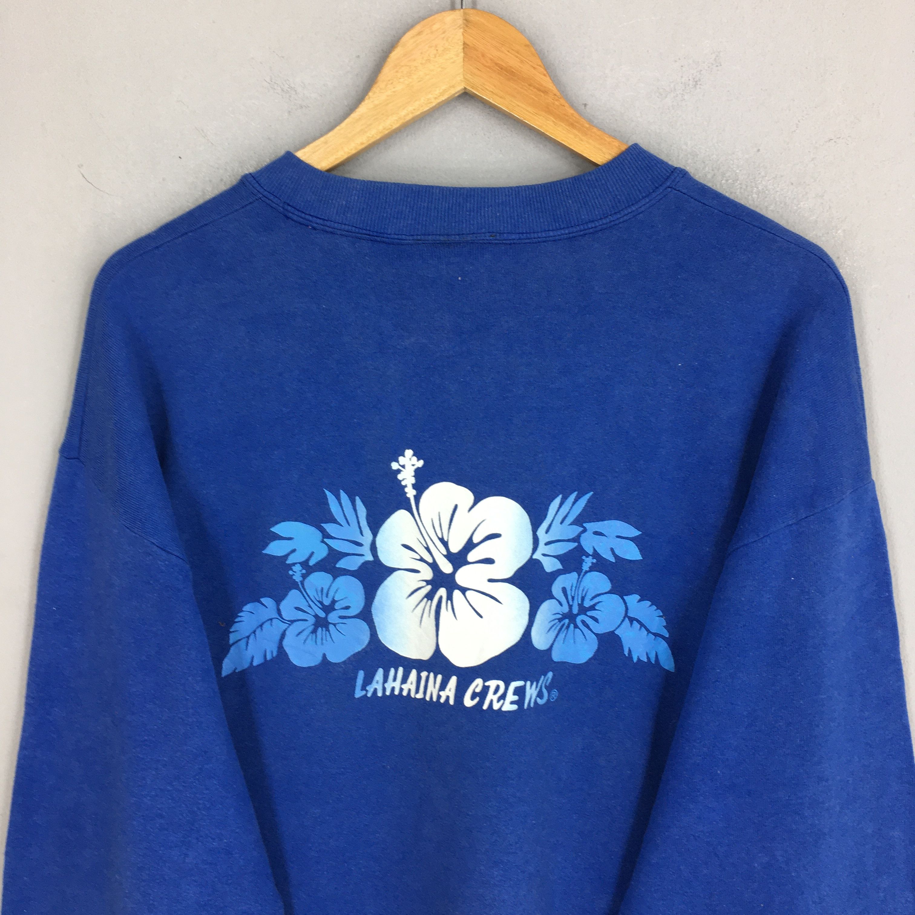Jerzees Vintage 80's Crazy Shirt Lahaina Maui Sweatshirt Large Size US L / EU 52-54 / 3 - 8 Thumbnail