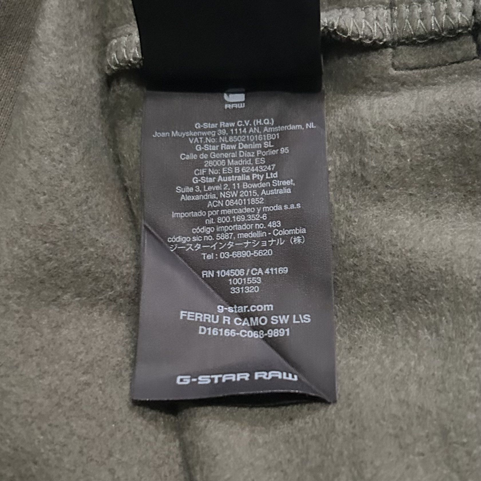 G-Star G-STAR RAW MENS SWEATSHIRT Size US XL / EU 56 / 4 - 4 Thumbnail