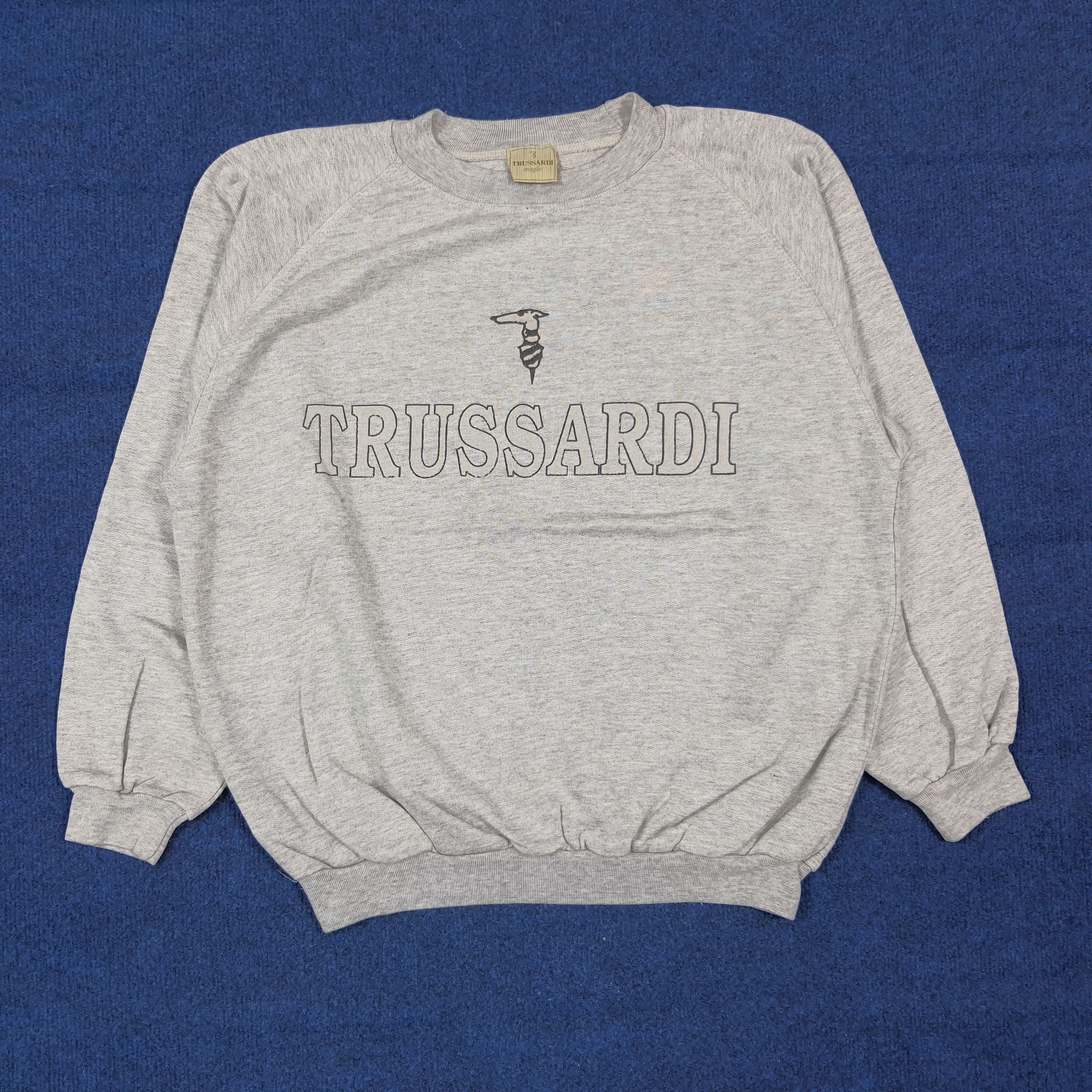 Trussardi Vintage Trussardi Maglie Sweatshirt Pullover C279N16 Size US L / EU 52-54 / 3 - 1 Thumbnail