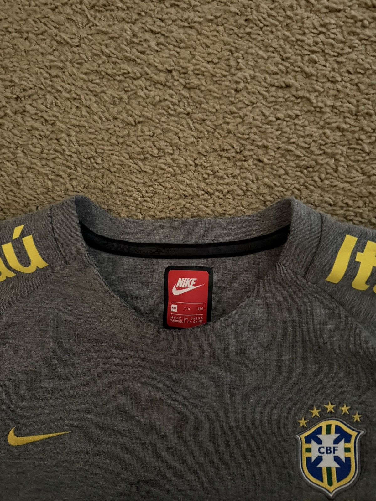 Nike Nike Brazil Crewneck Size US XXL / EU 58 / 5 - 4 Thumbnail