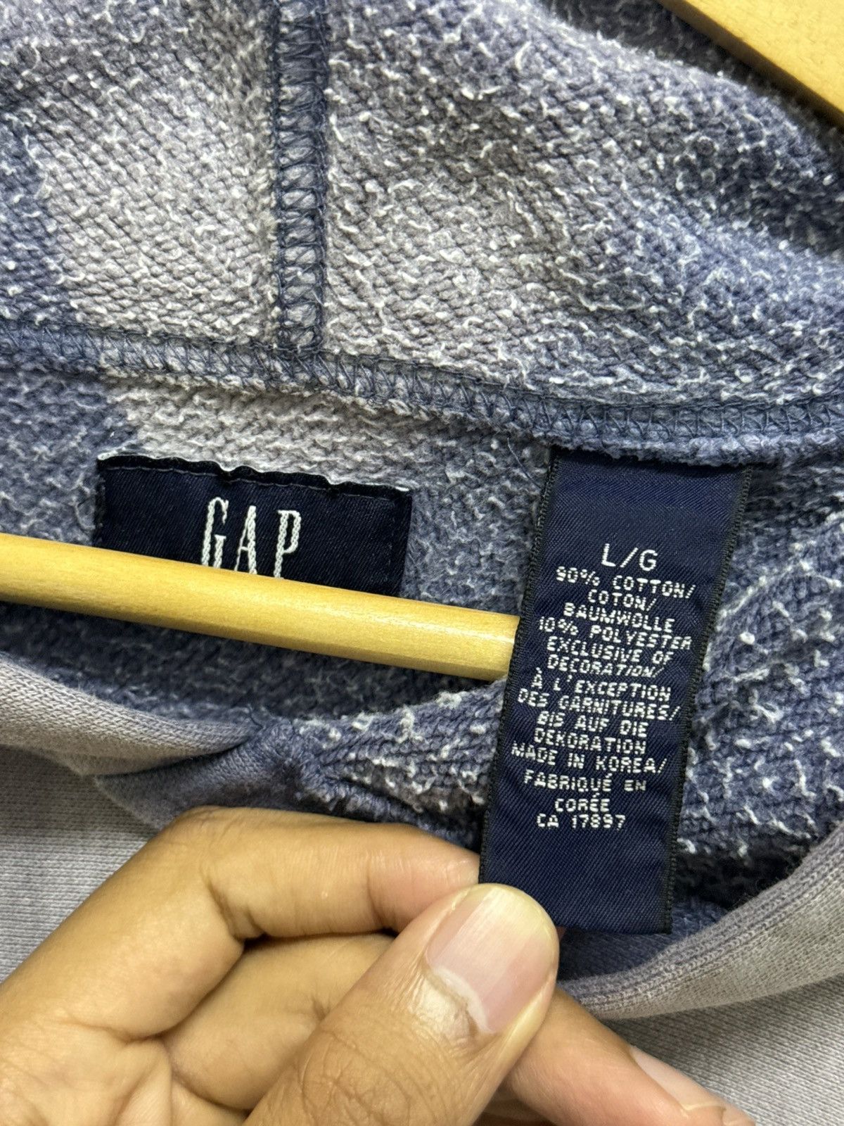 Gap 2000s Sun Faded Gap Hoodie Size US L / EU 52-54 / 3 - 4 Thumbnail
