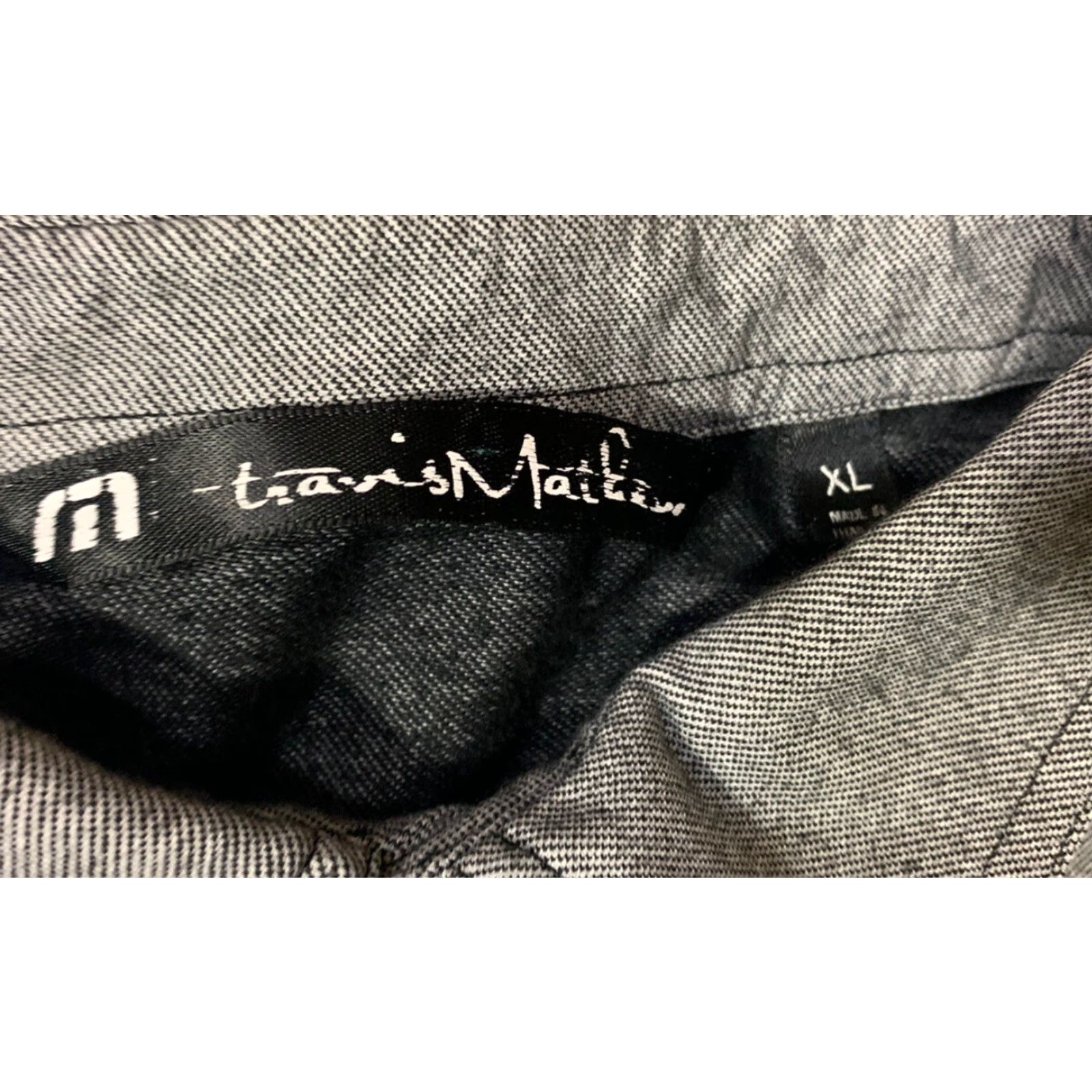 TravisMathew VINTAGE Travis Mathew Golf Polo Torrey Pines Adult Extra Large Gray Mens Size US XL / EU 56 / 4 - 3 Thumbnail