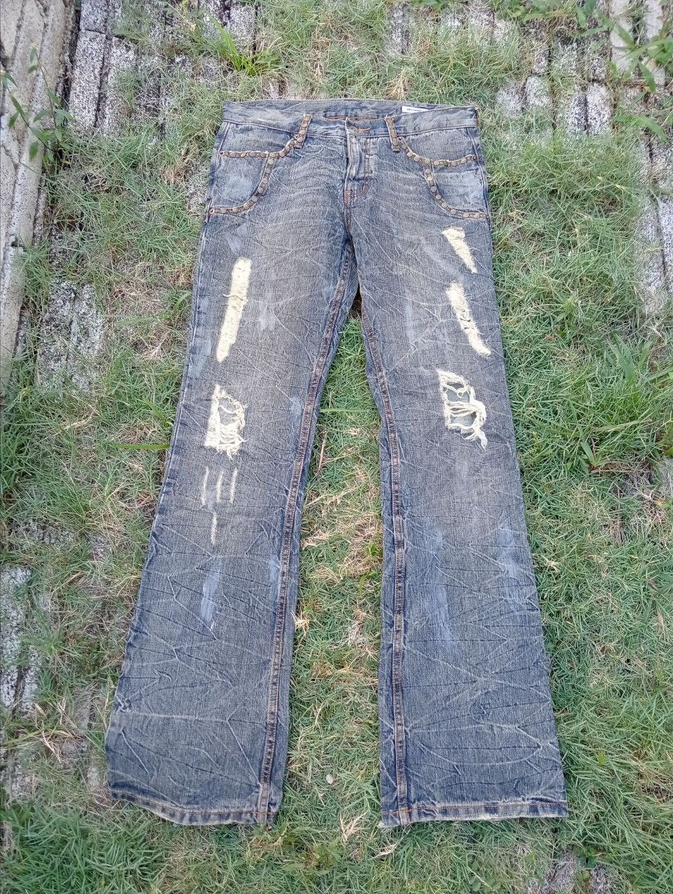 semanticdesign Vintage Semantic Design Japan Studded Bootcut Jeans Size US 32 / EU 48 - 1 Thumbnail